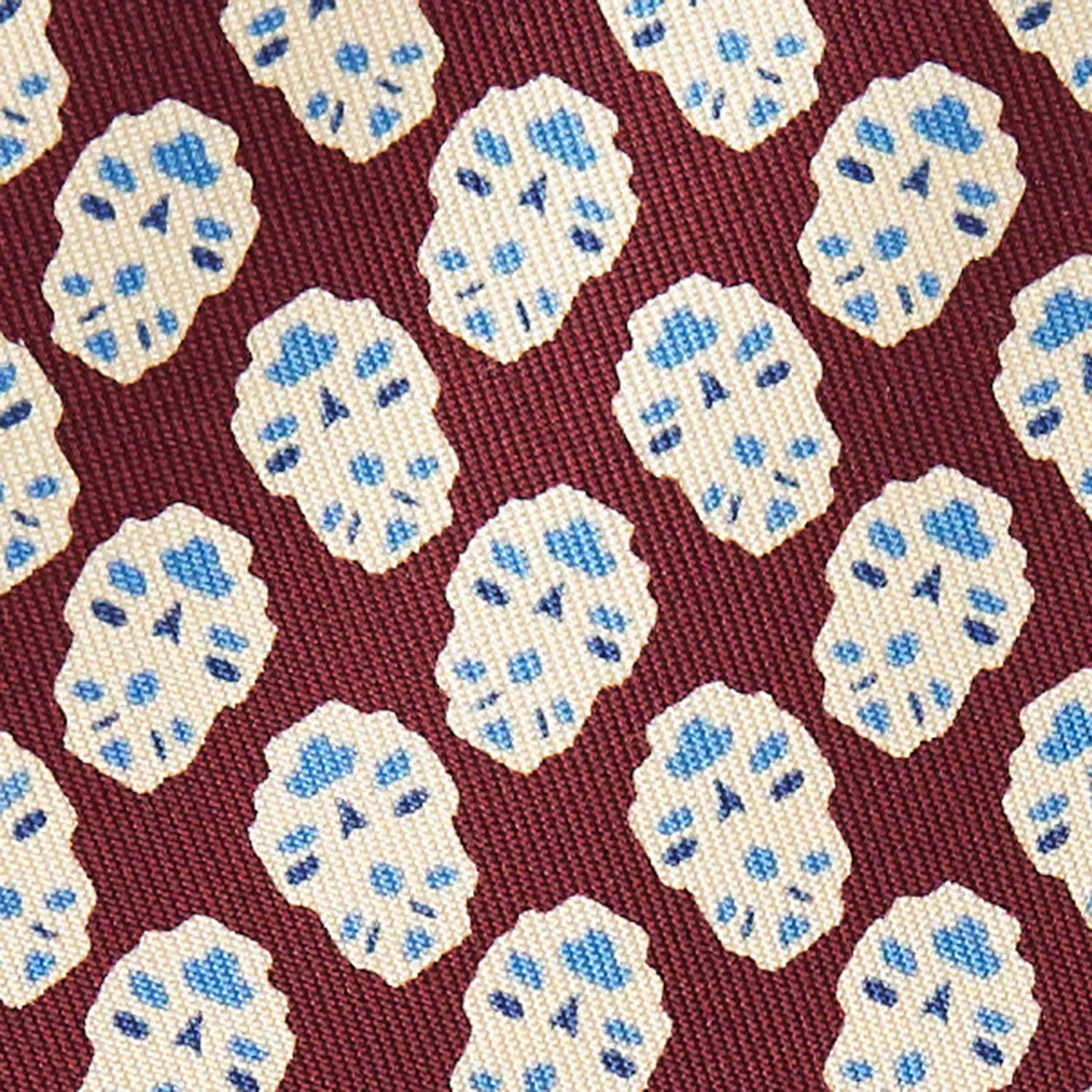 DARK BLUE SILK TIE - Image 8