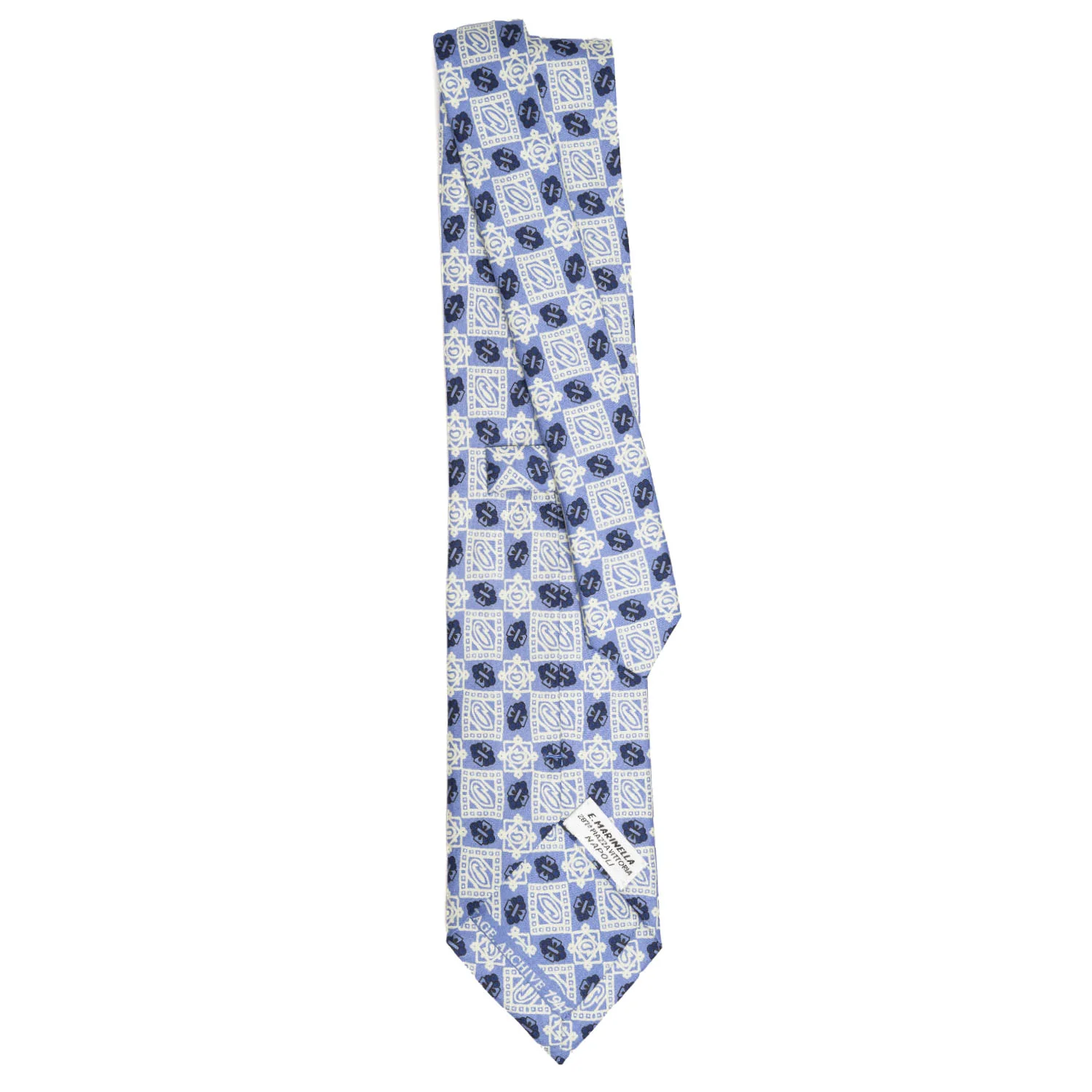 POWDER BLUE SILK TIE - Image 3