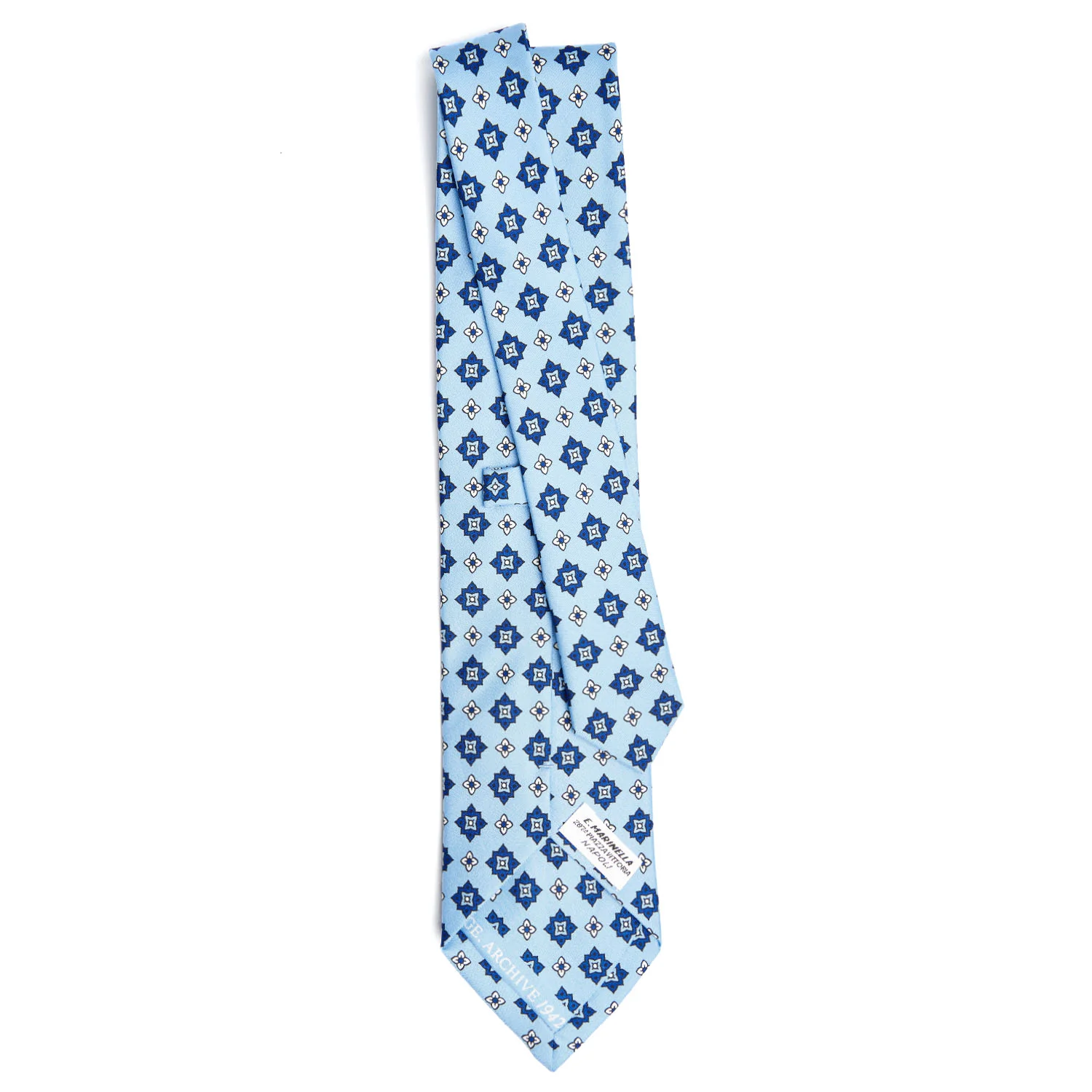 LIGHT BLUE SILK TIE - Image 3
