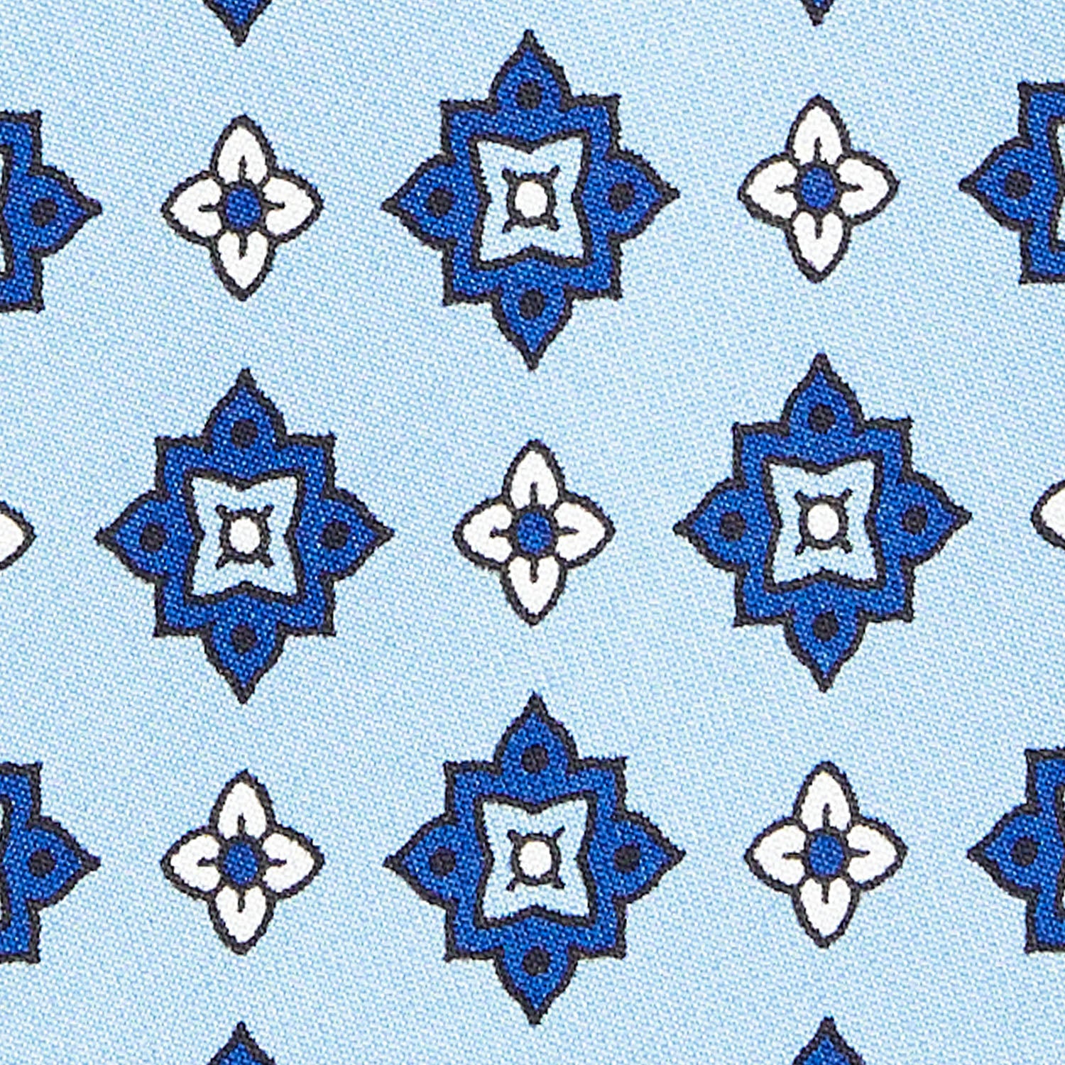 LIGHT BLUE SILK TIE - Image 4