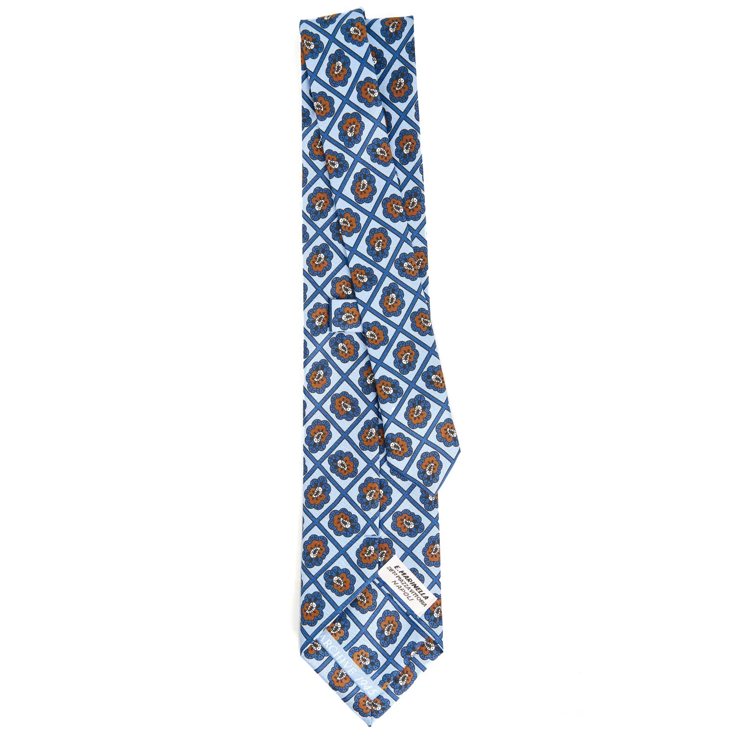 LIGHT BLUE SILK TIE - Image 3