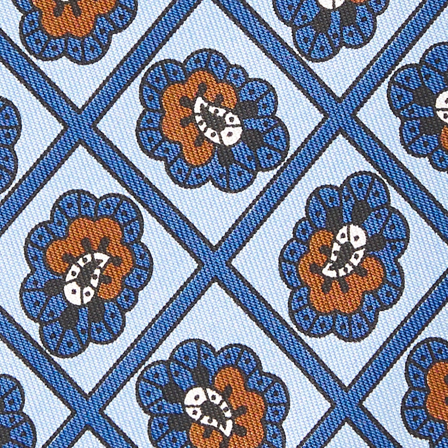 LIGHT BLUE SILK TIE - Image 4