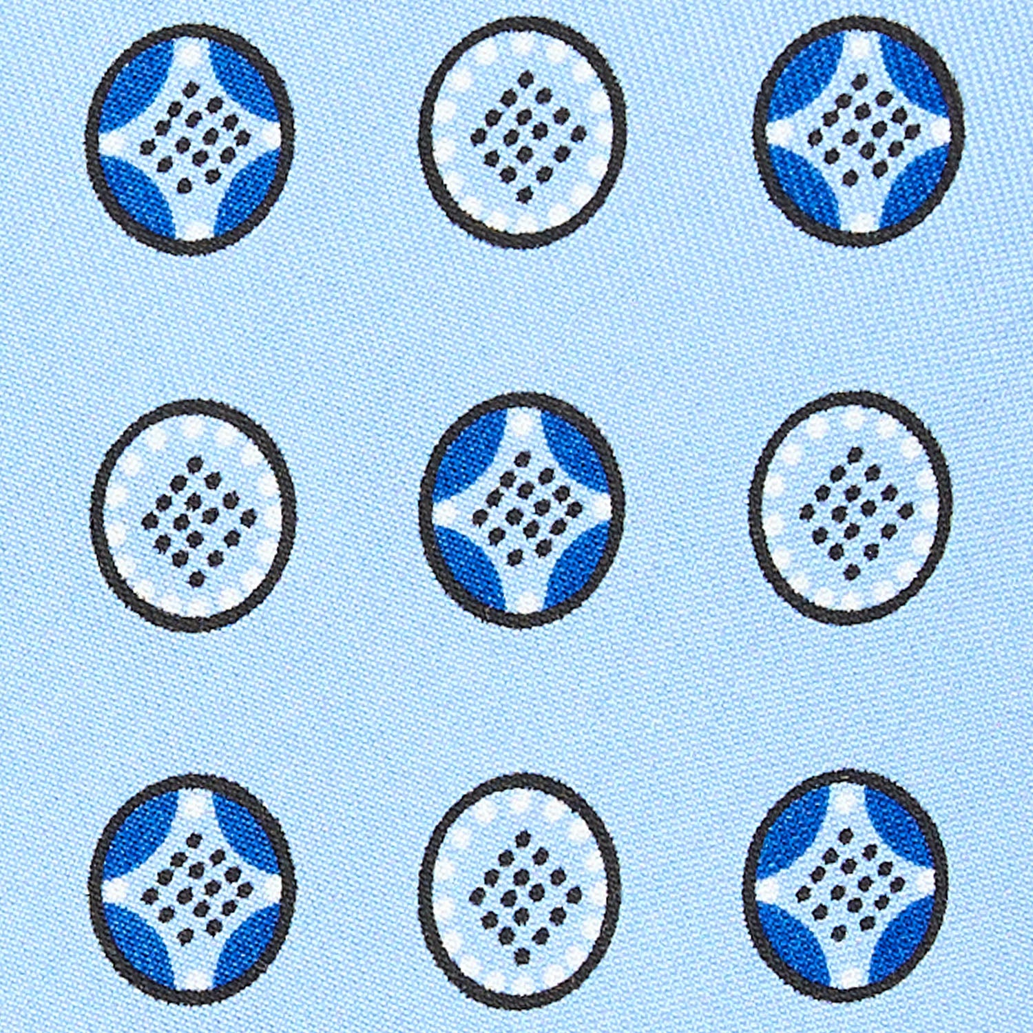 LIGHT BLUE SILK TIE - Image 4