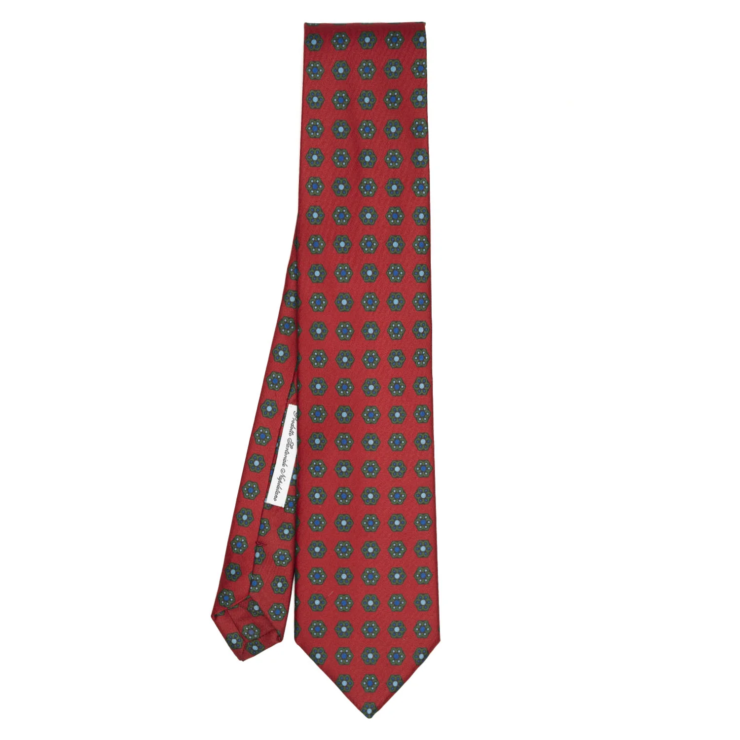 BURGUNDY SILK TIE - Image 2