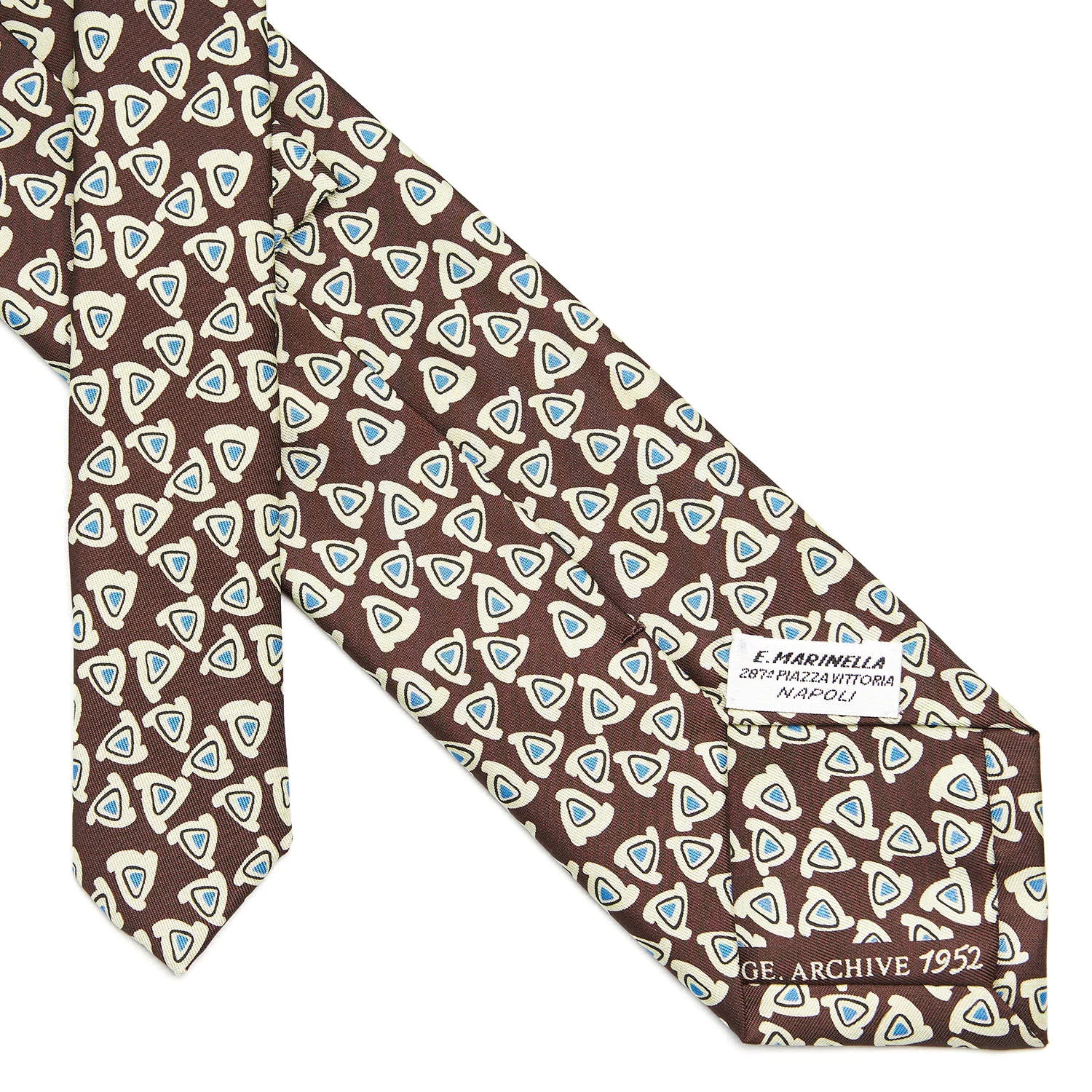 DARK BROWN SILK TIE
