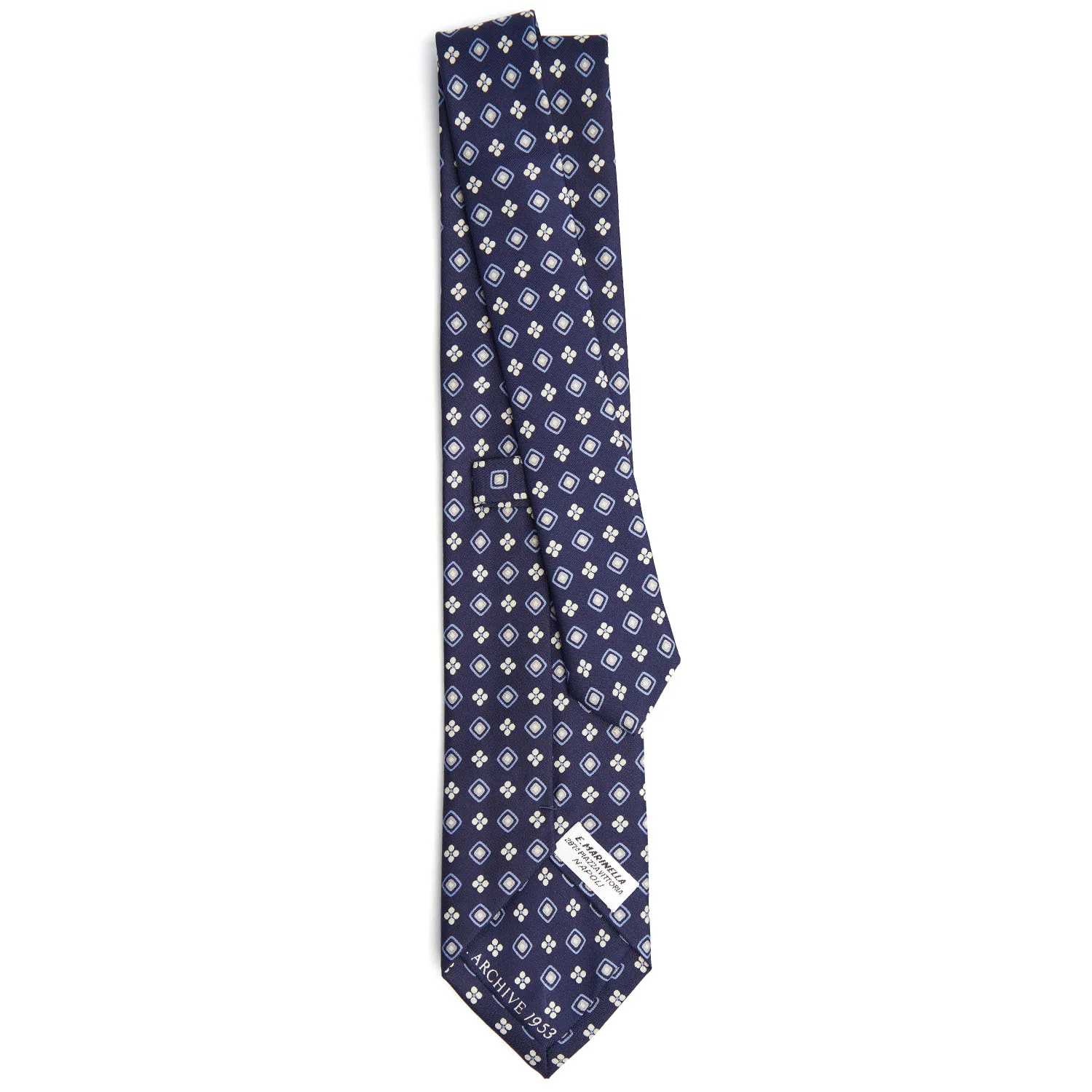 DARK BROWN SILK TIE - Image 3