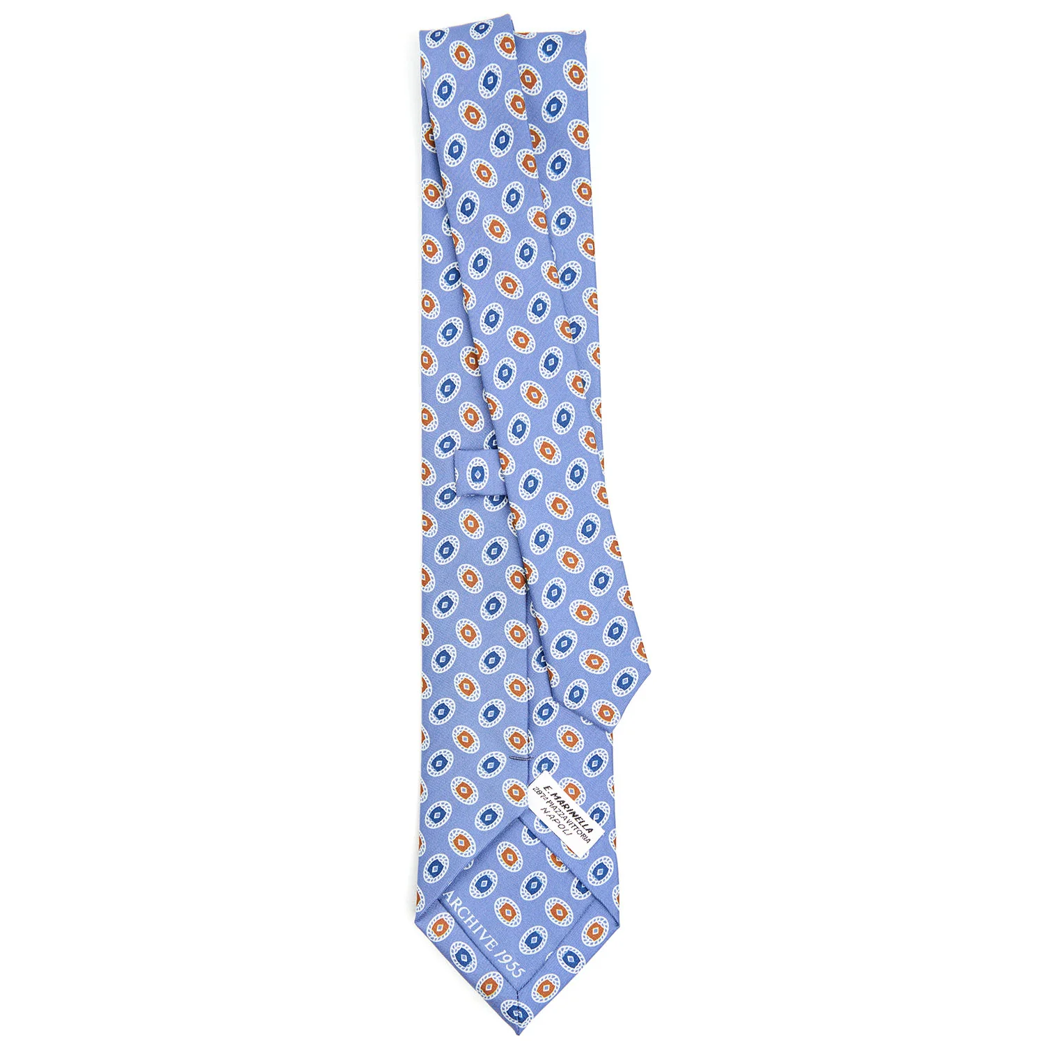 BLUE SILK TIE - Image 3