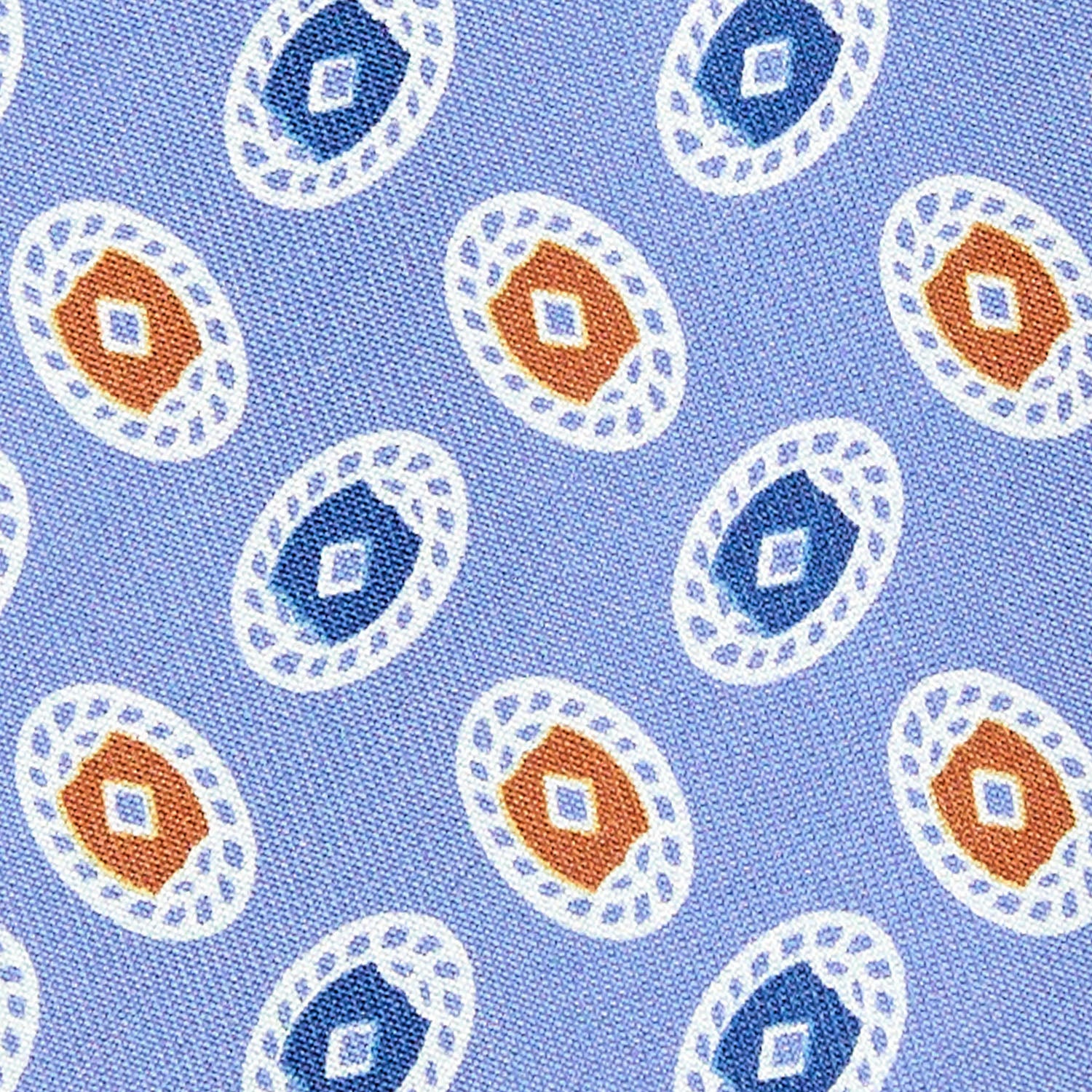 BLUE SILK TIE - Image 4
