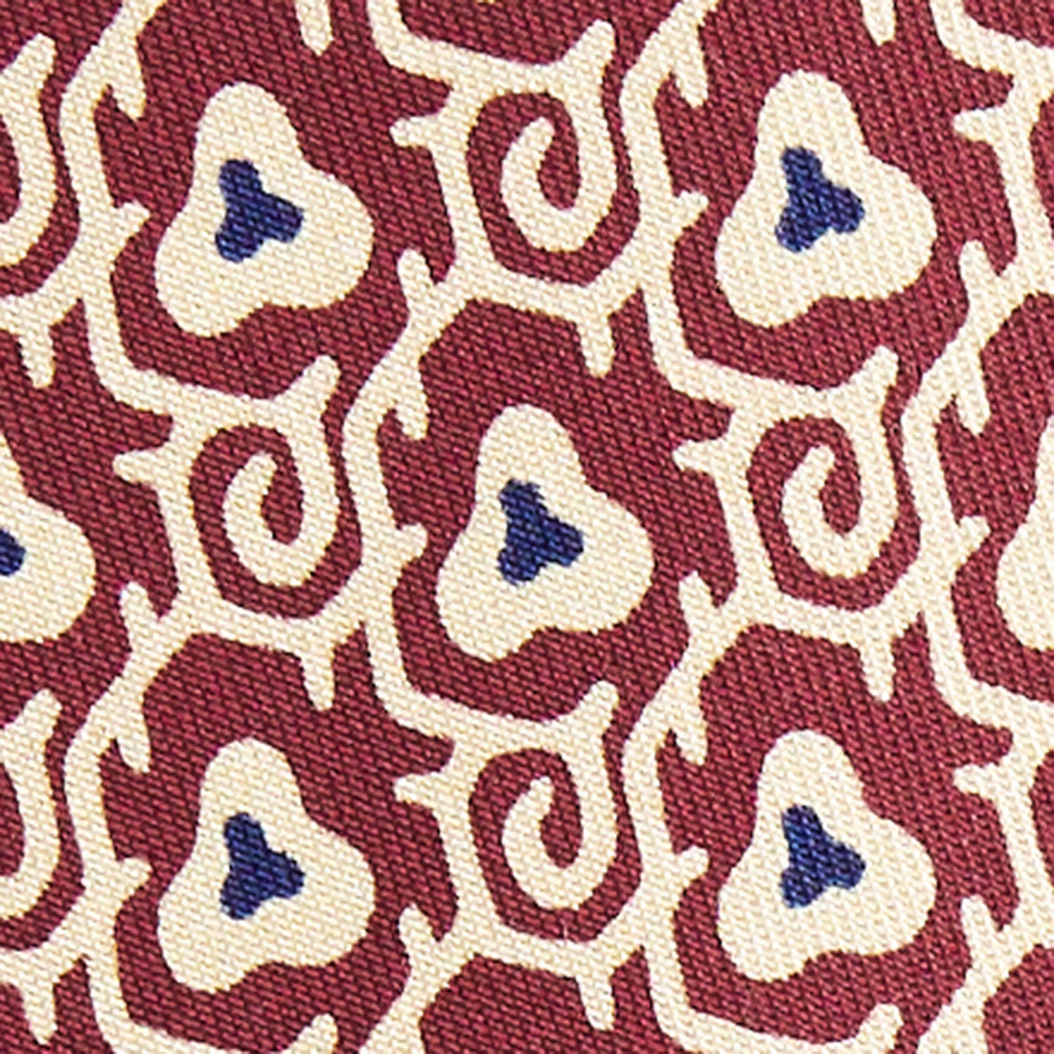 BURGUNDY SILK TIE - Image 4