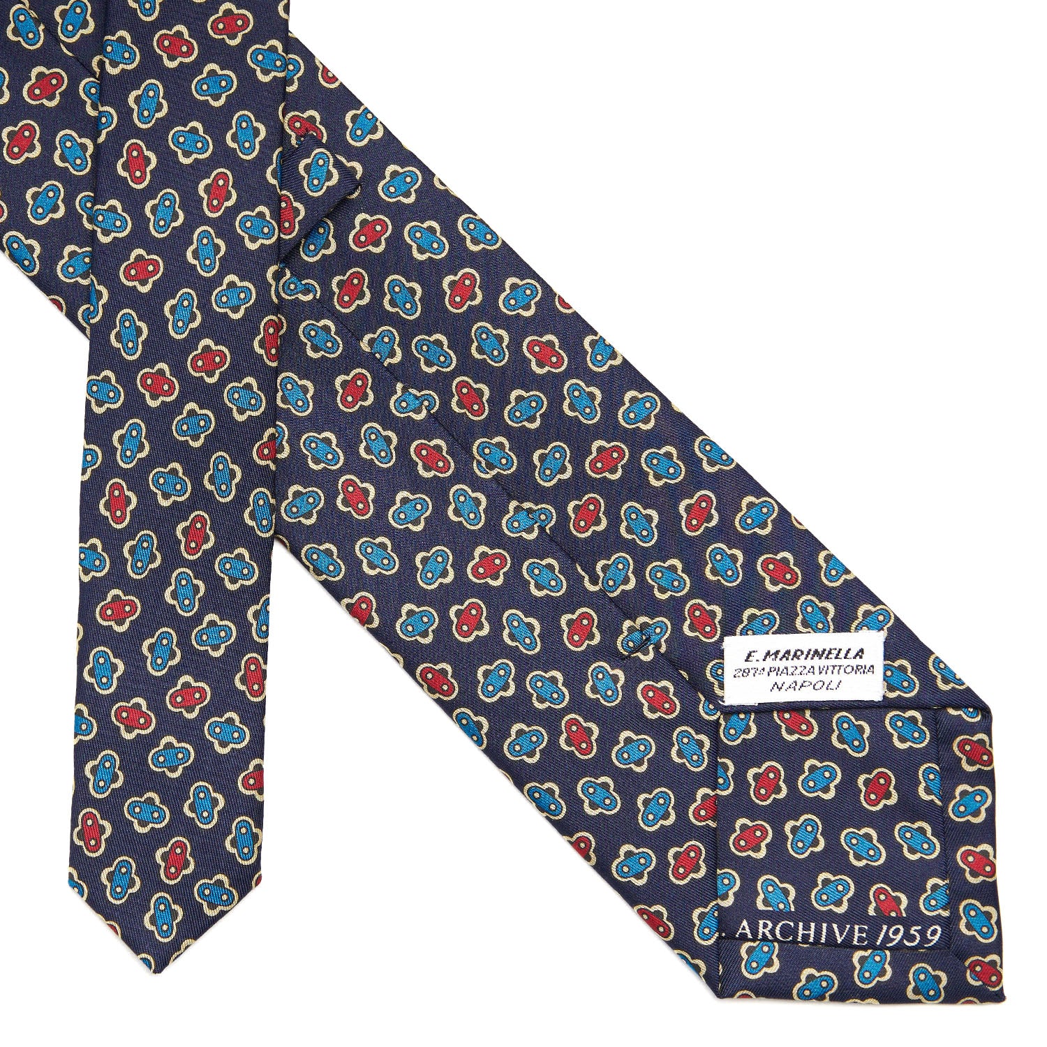 DARK BLUE SILK TIE