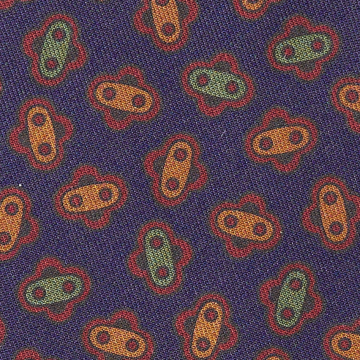 DARK BLUE SILK TIE - Image 4
