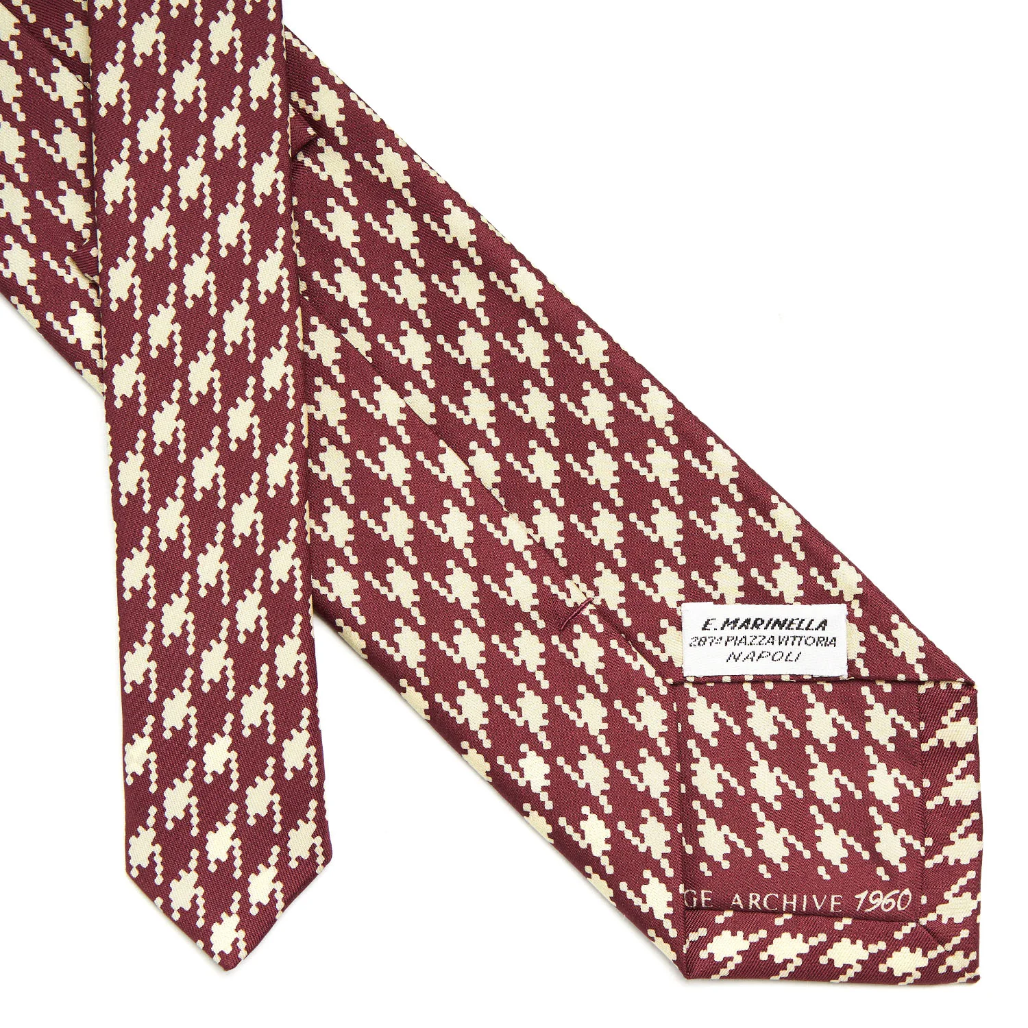 BORDEAUX SILK TIE