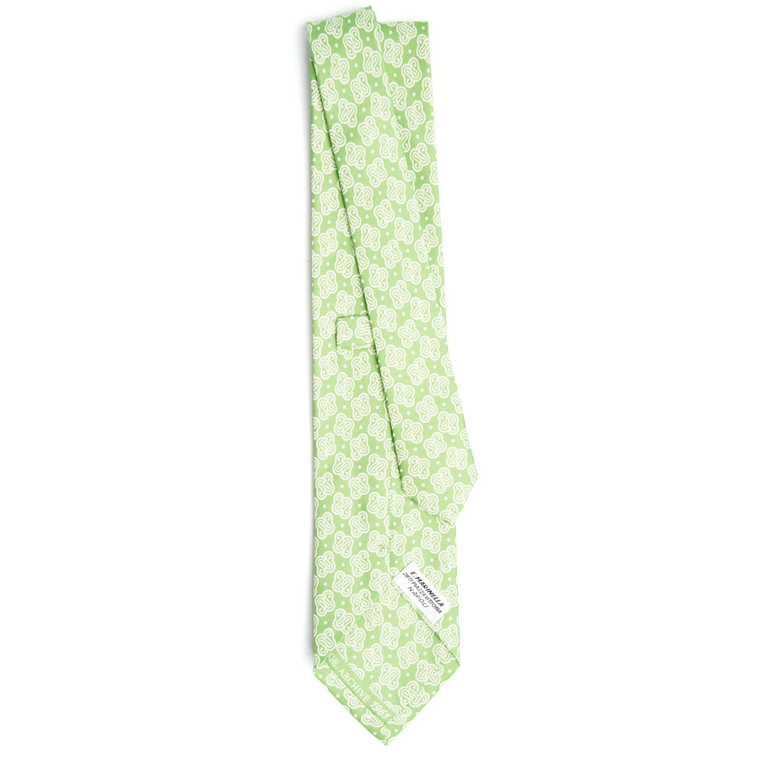 LIGHT GREEN SILK TIE - Image 3