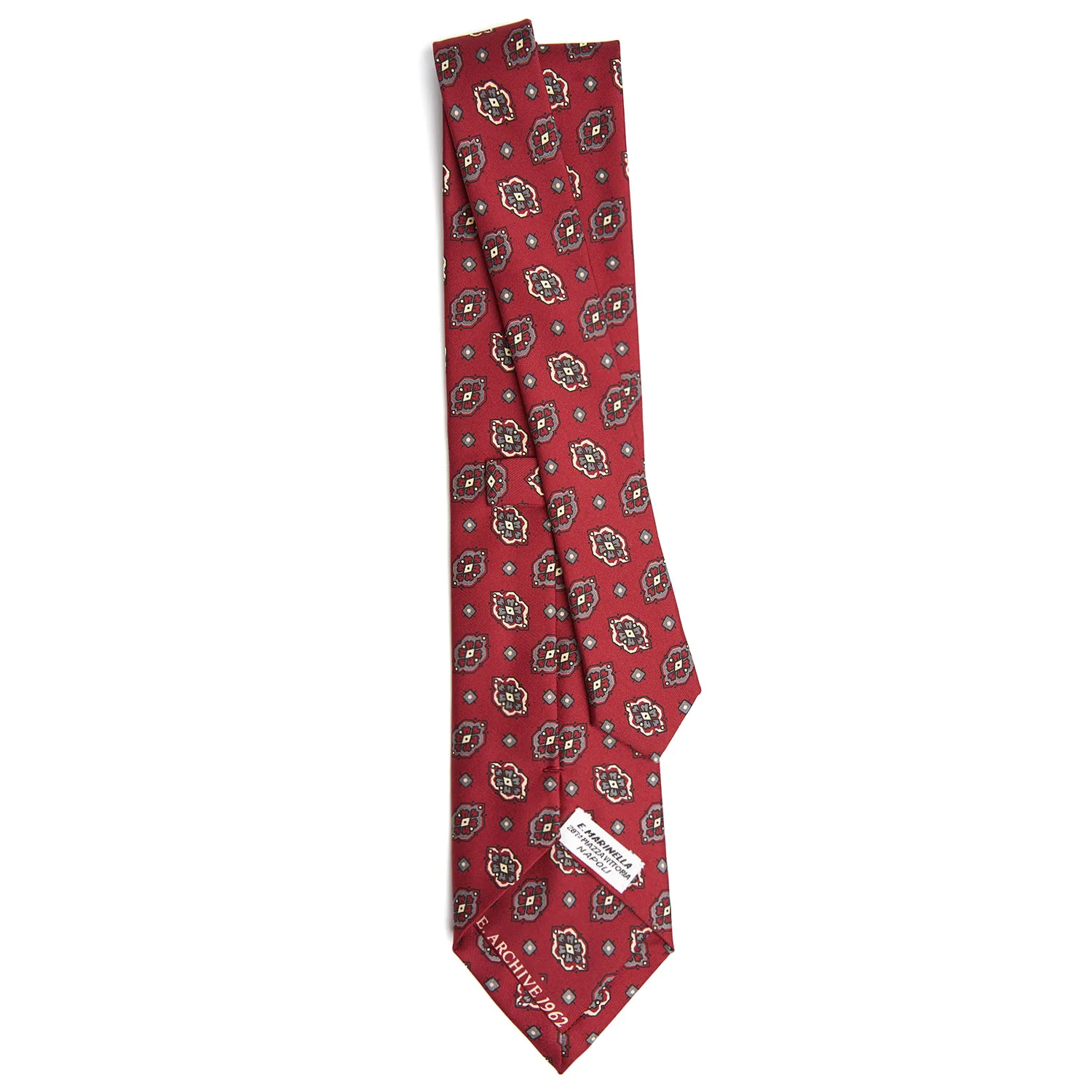 MID BLUE SILK TIE - Image 3