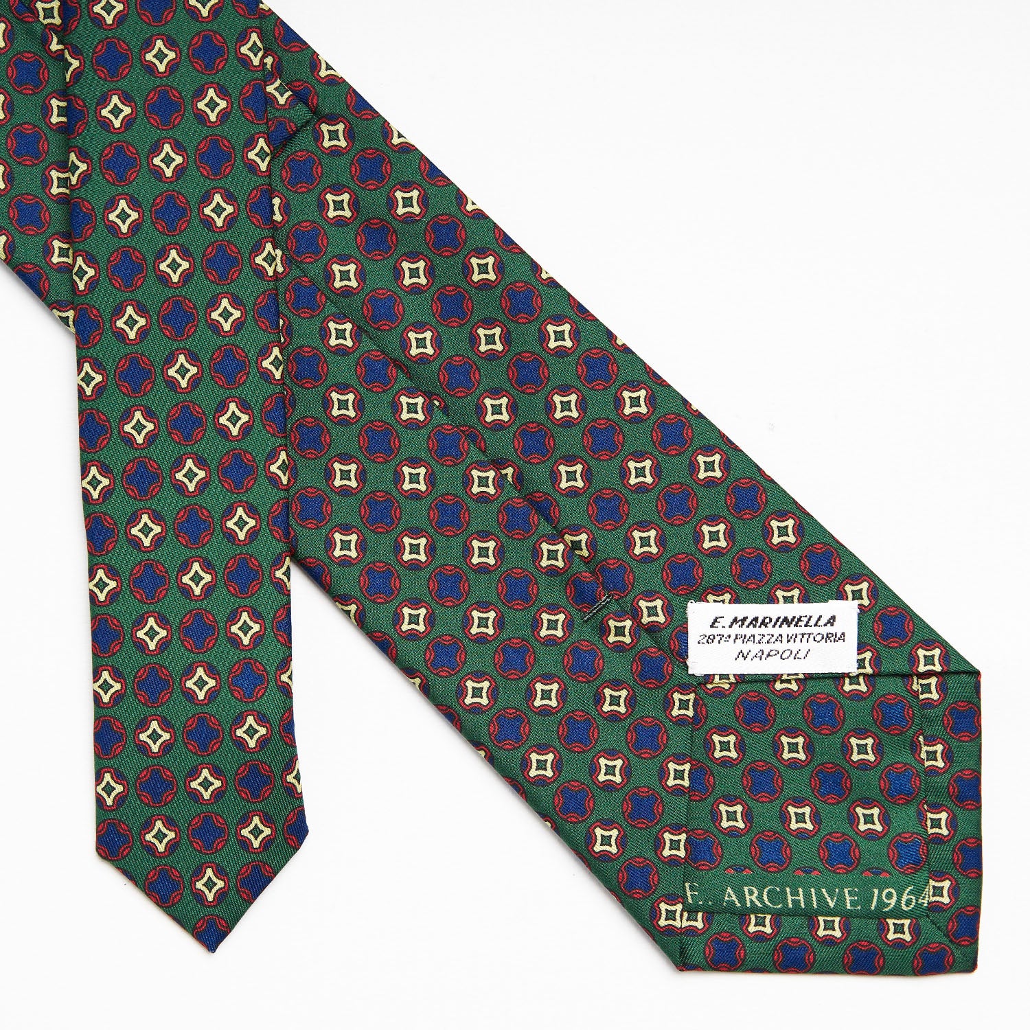 DARK GREEN SILK TIE