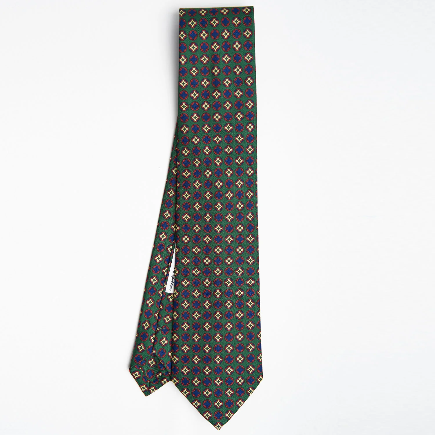 DARK GREEN SILK TIE - Image 2