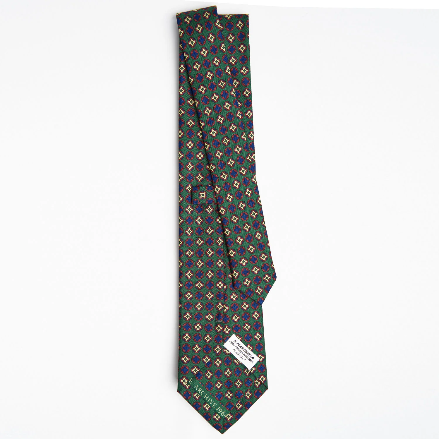 DARK GREEN SILK TIE - Image 3
