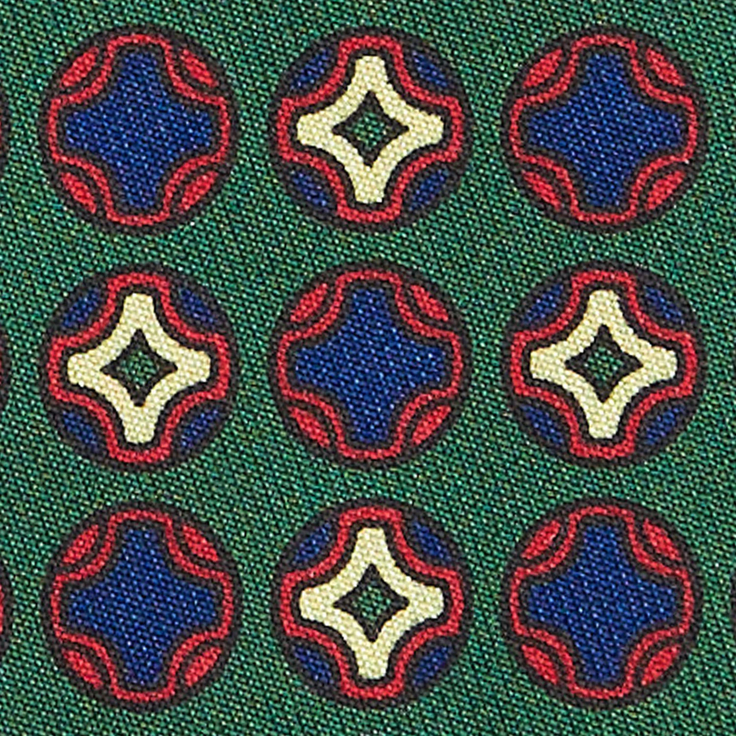 DARK GREEN SILK TIE - Image 4