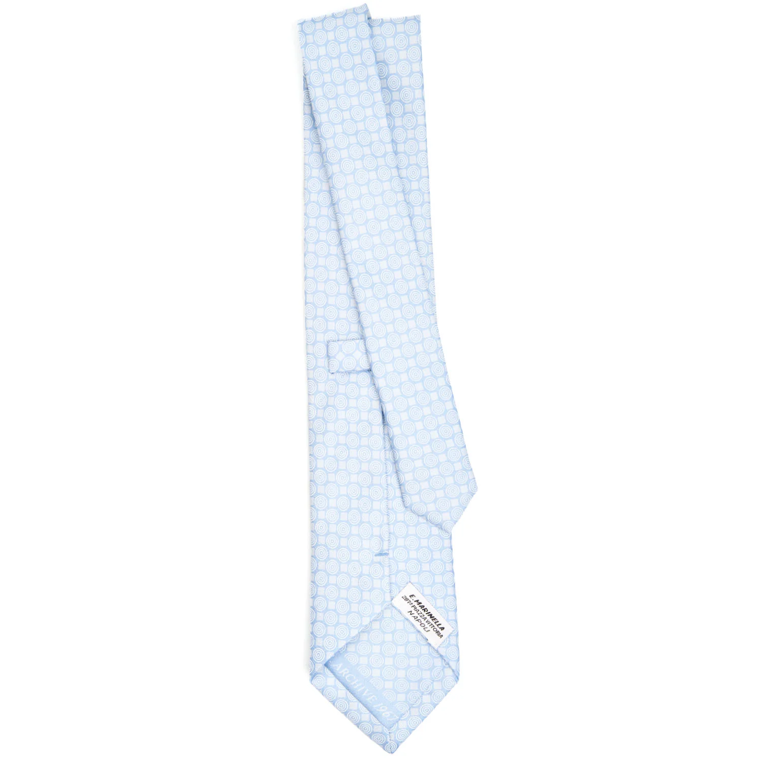LIGHT BLUE SILK TIE - Image 3