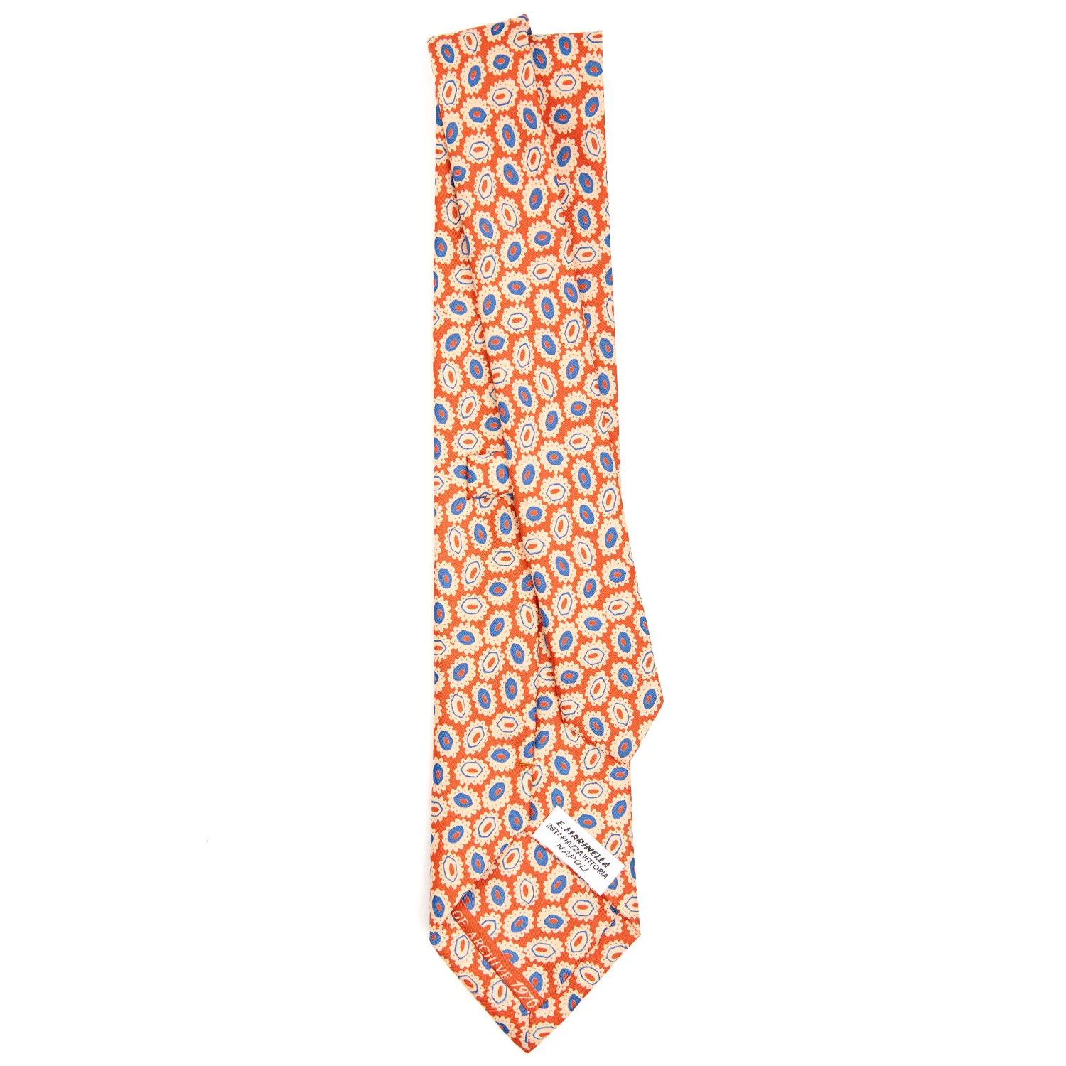 ORANGE SILK TIE - Image 3