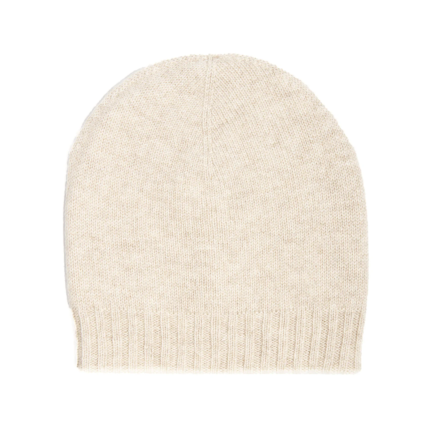BEIGE AND WHITE BICOLOR BEANIE - Image 3