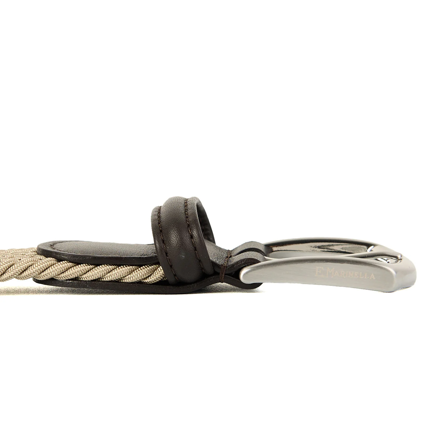 BEIGE WOVEN STRETCH BELT - Image 4