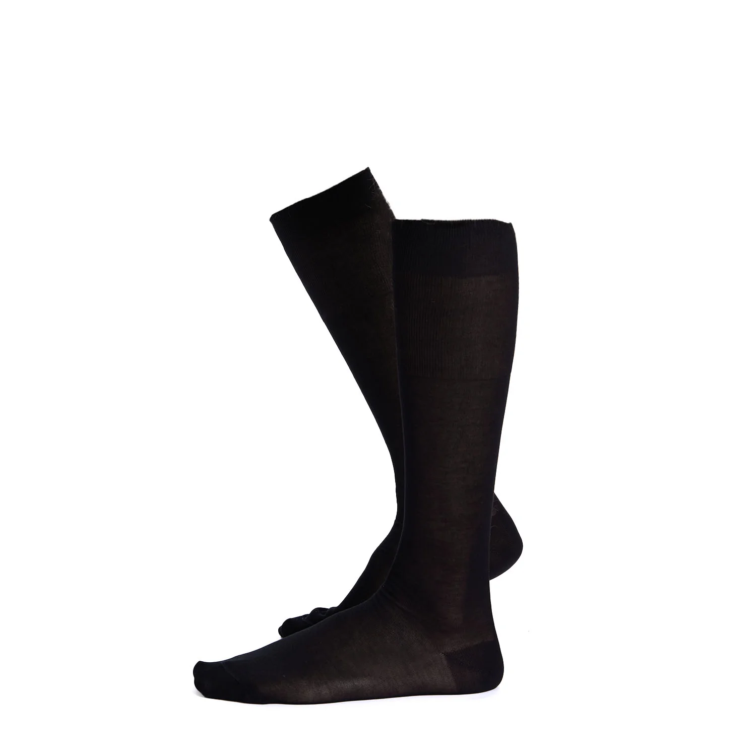 BLACK LONG SOCKS - Image 2