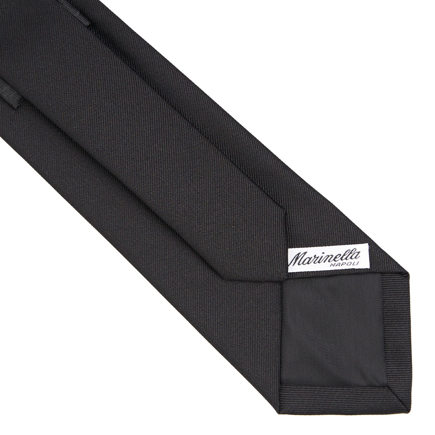 BLACK SARTORIAL JACQUARD SILK TIE - Image 4