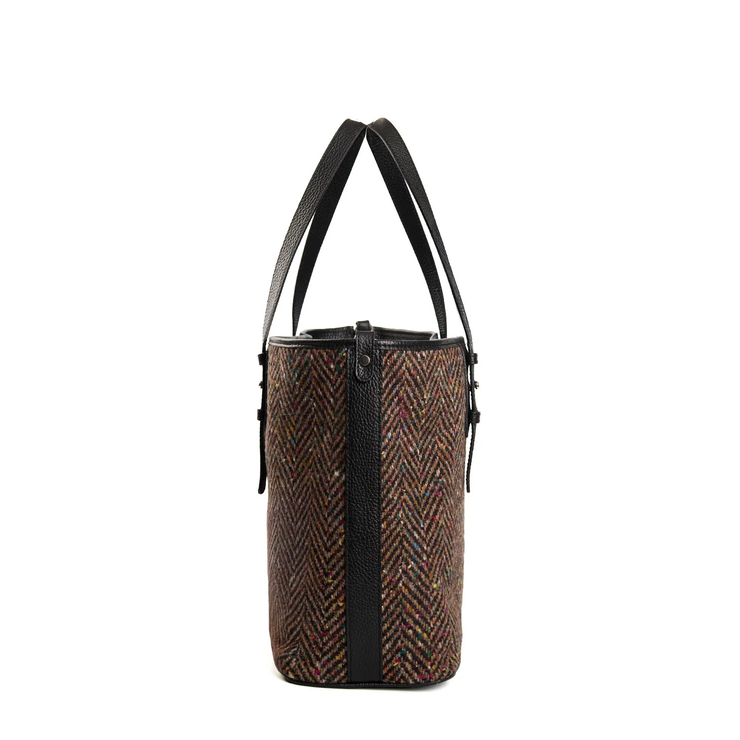 BROWN AND BLACK TOTE BAG - Image 3