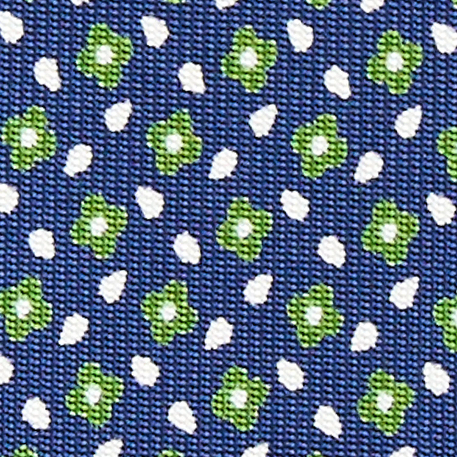 BLUE 5 FOLD SARTORIAL SILK TIE - Image 4
