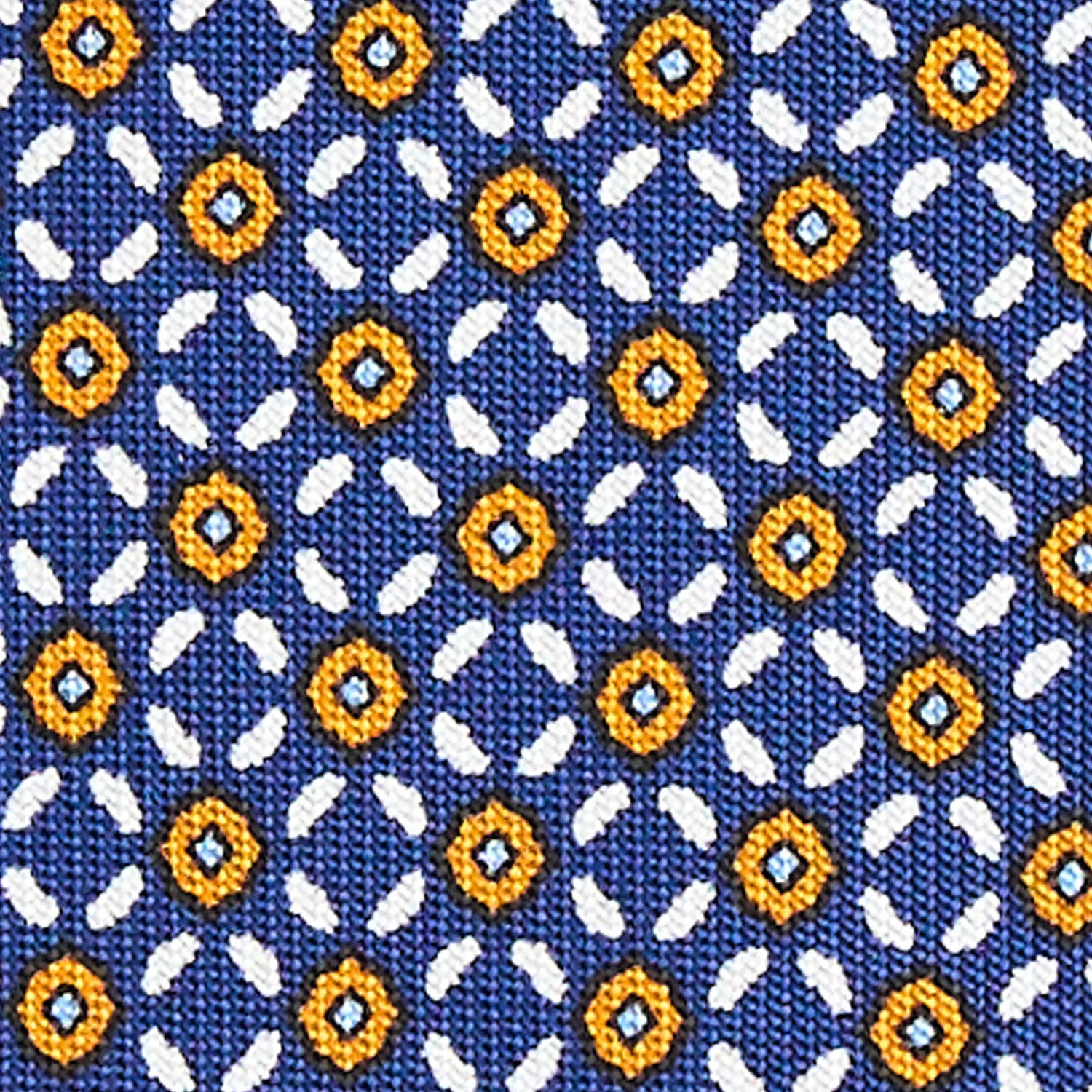 BLUE 5 FOLD SARTORIAL SILK TIE - Image 4