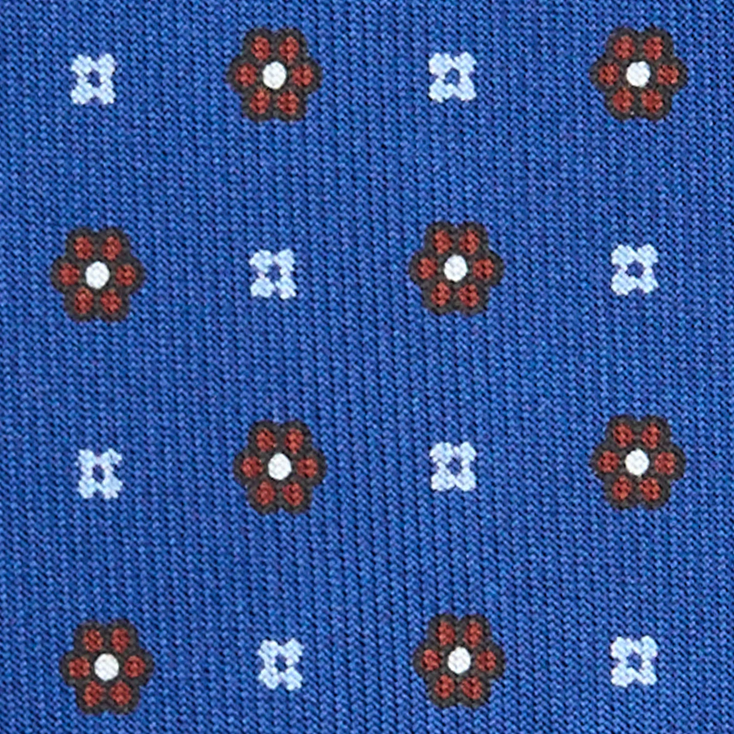 BLUE 5 FOLD SARTORIAL SILK TIE - Image 4