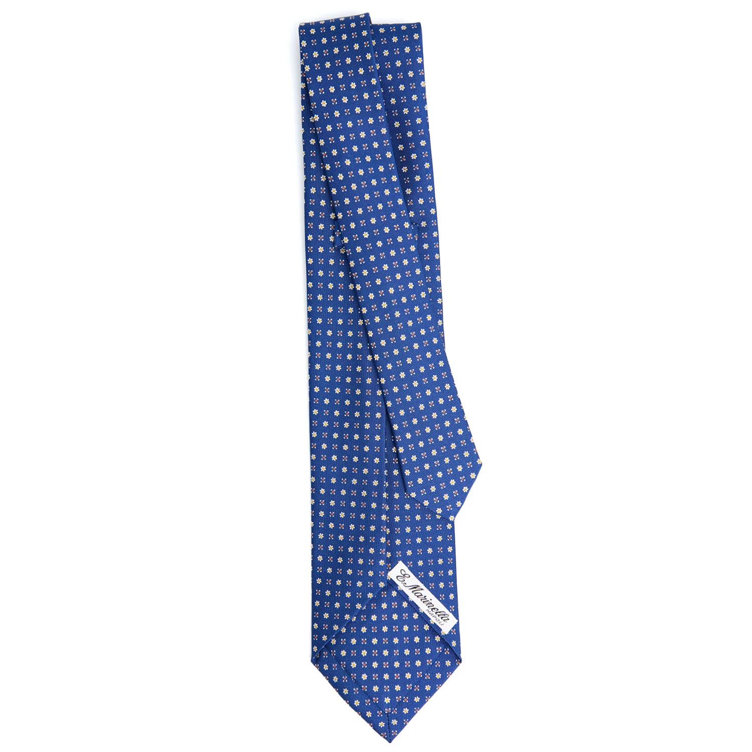 BLUE 5 FOLD SARTORIAL SILK TIE - Image 3