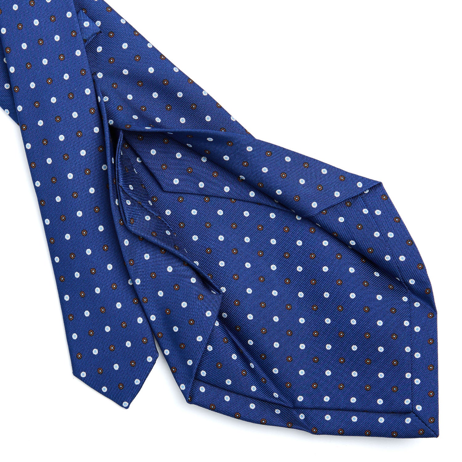 BLUE 5 FOLD SARTORIAL SILK TIE