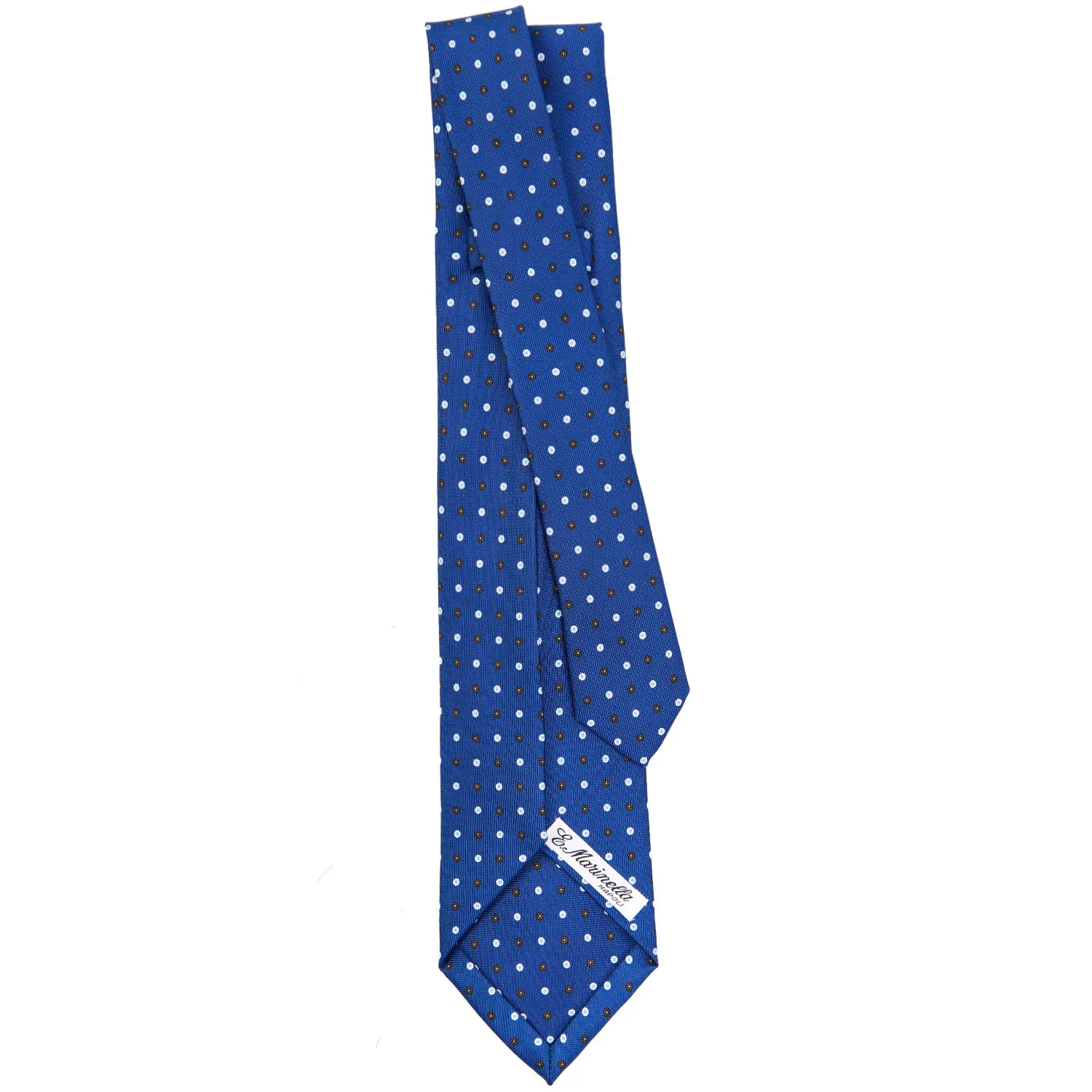 BLUE 5 FOLD SARTORIAL SILK TIE - Image 3