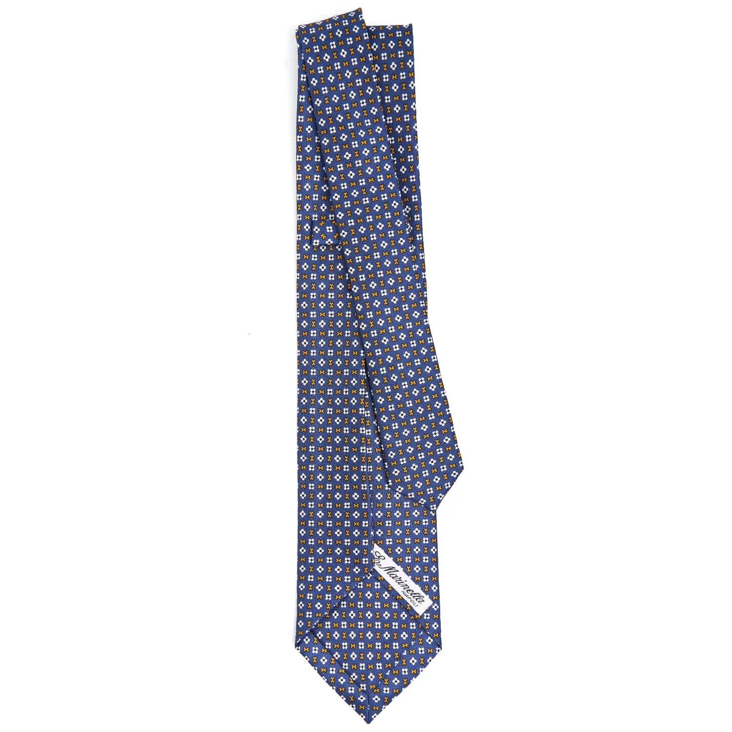 BLUE 5 FOLD SARTORIAL SILK TIE - Image 3
