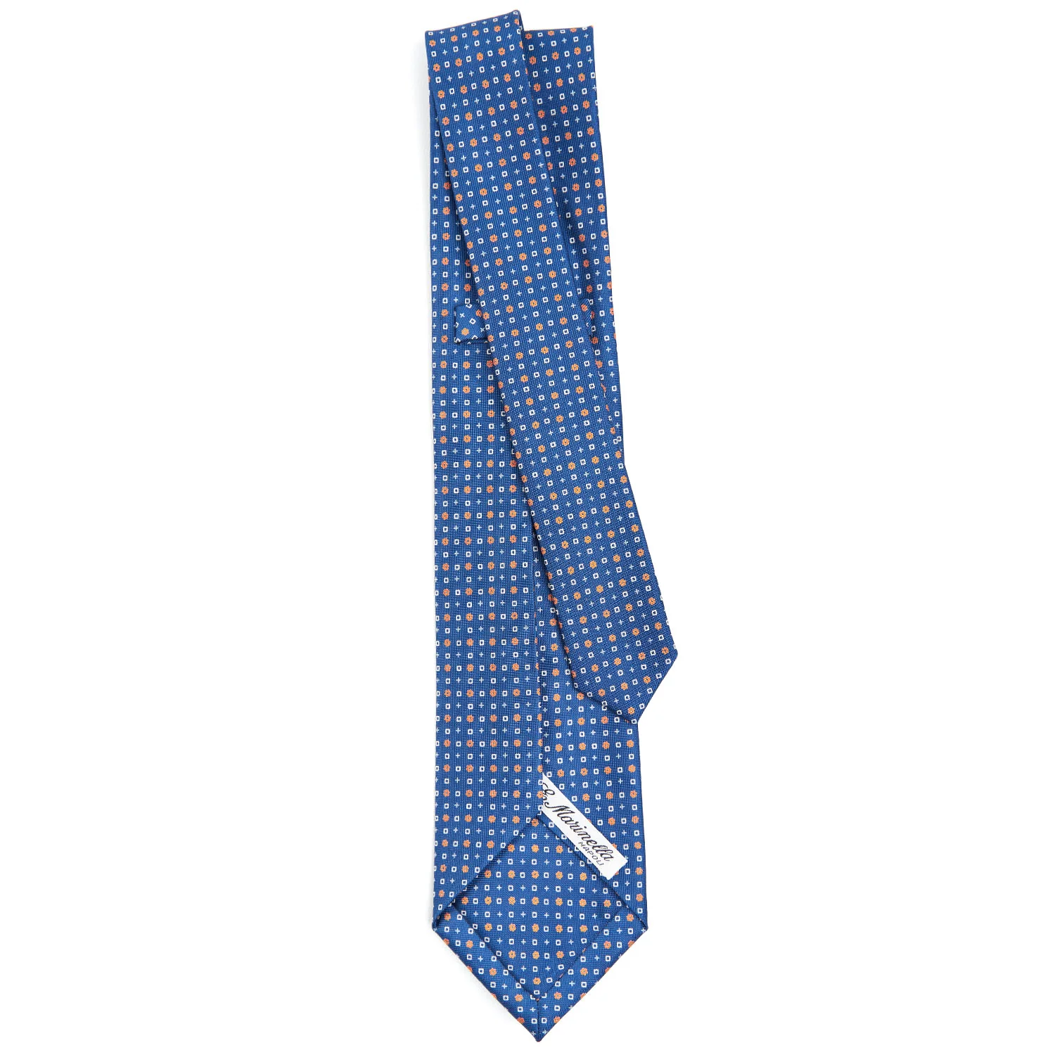 BLUE 7 FOLD SARTORIAL SILK TIE - Image 3
