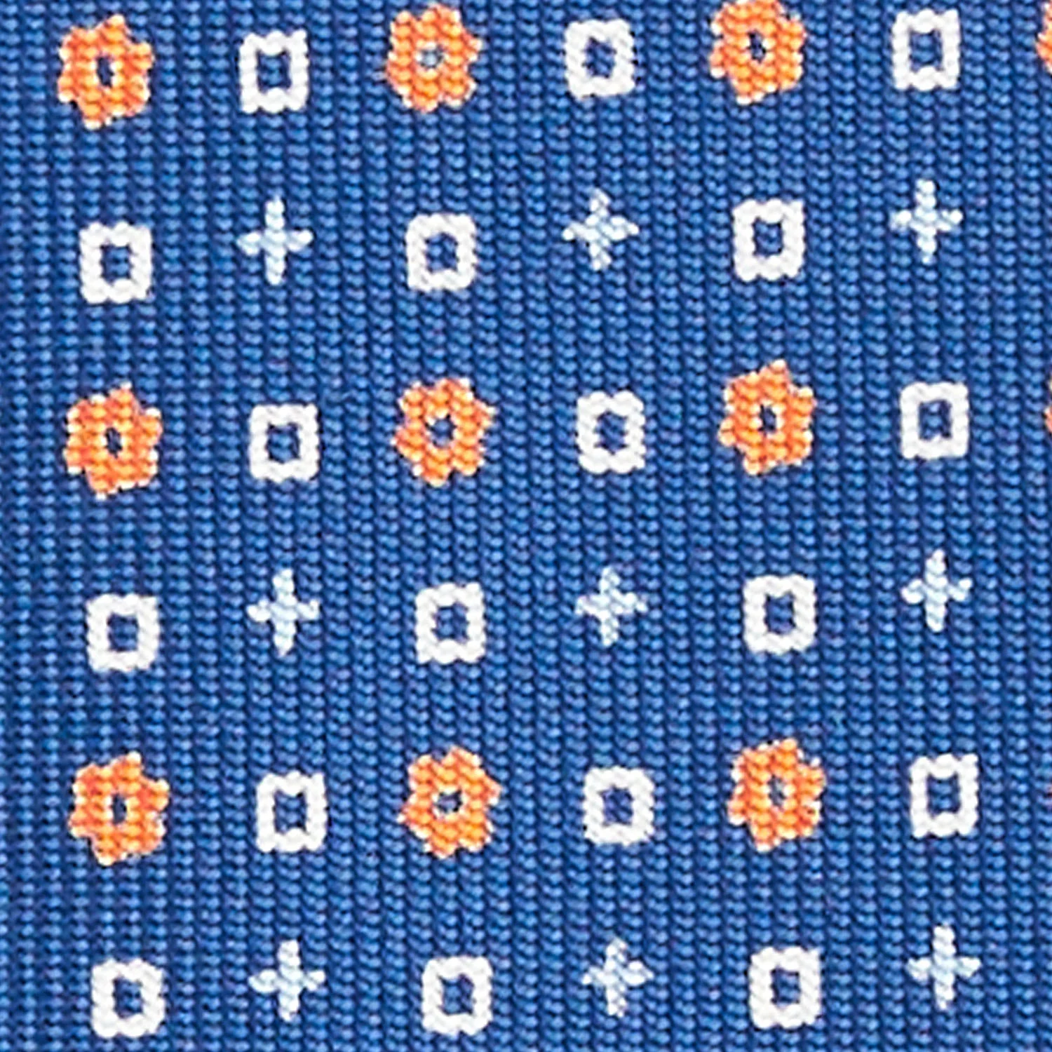 BLUE 7 FOLD SARTORIAL SILK TIE - Image 4