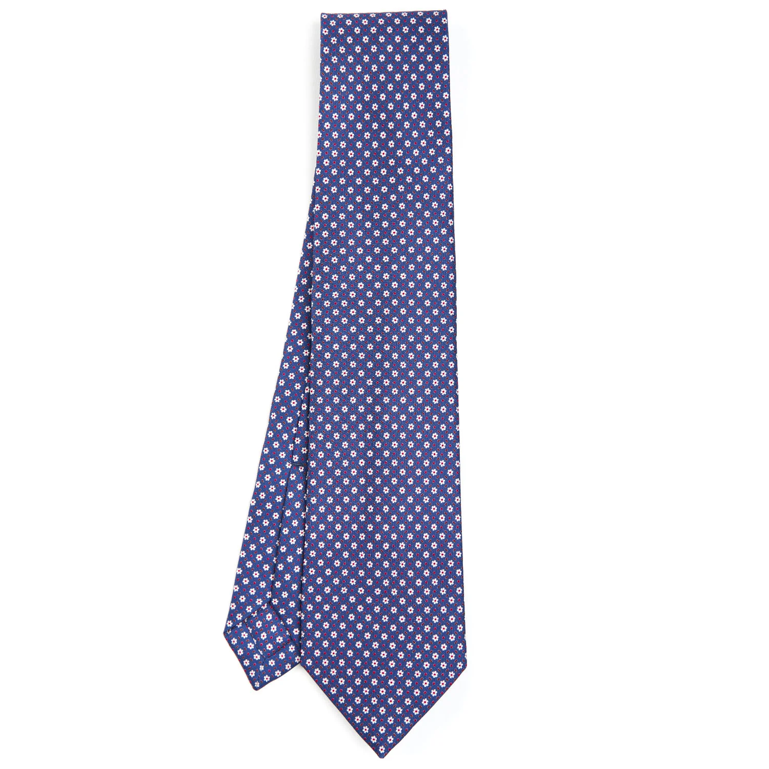 BLUE 7 FOLD SARTORIAL SILK TIE - Image 2