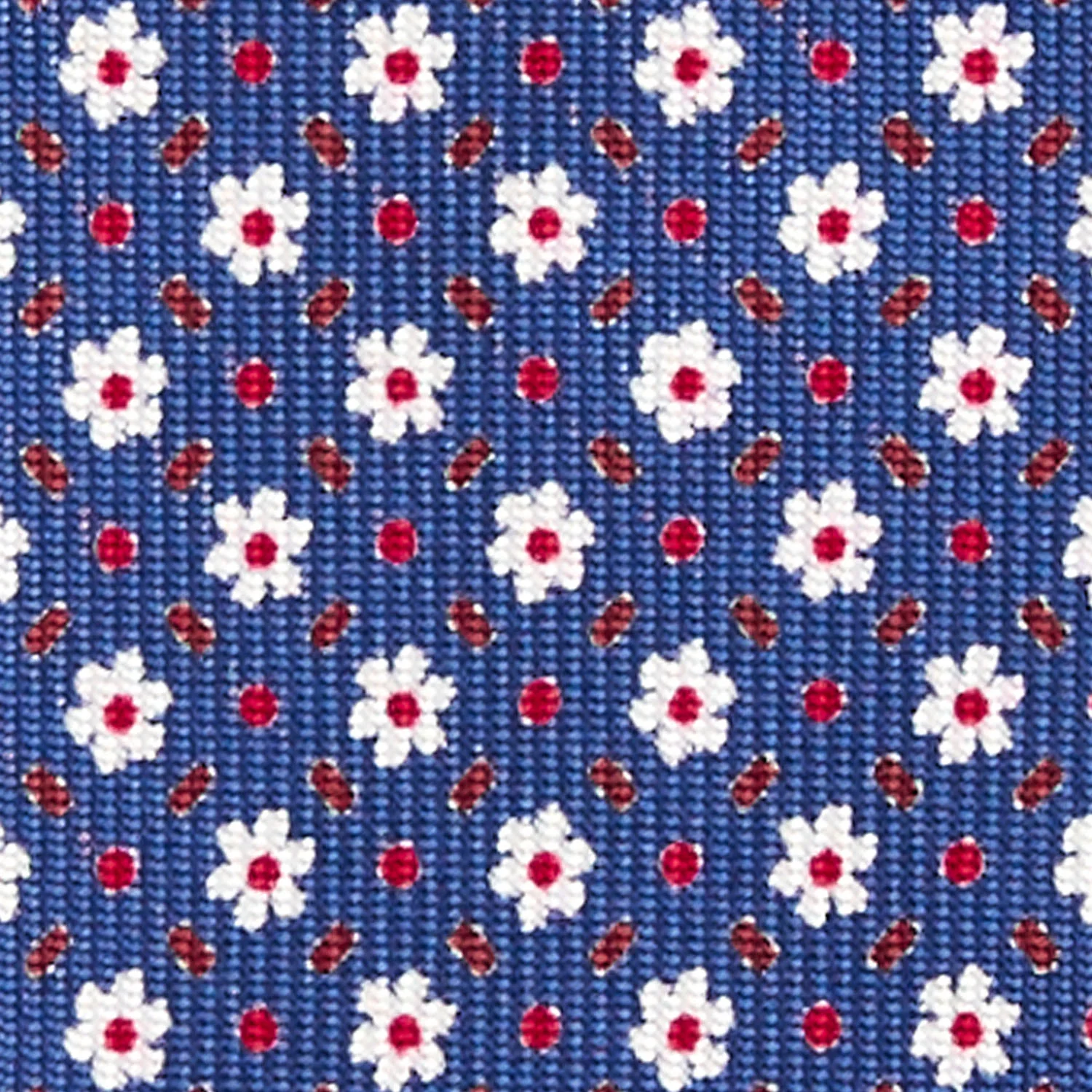 BLUE 7 FOLD SARTORIAL SILK TIE - Image 4