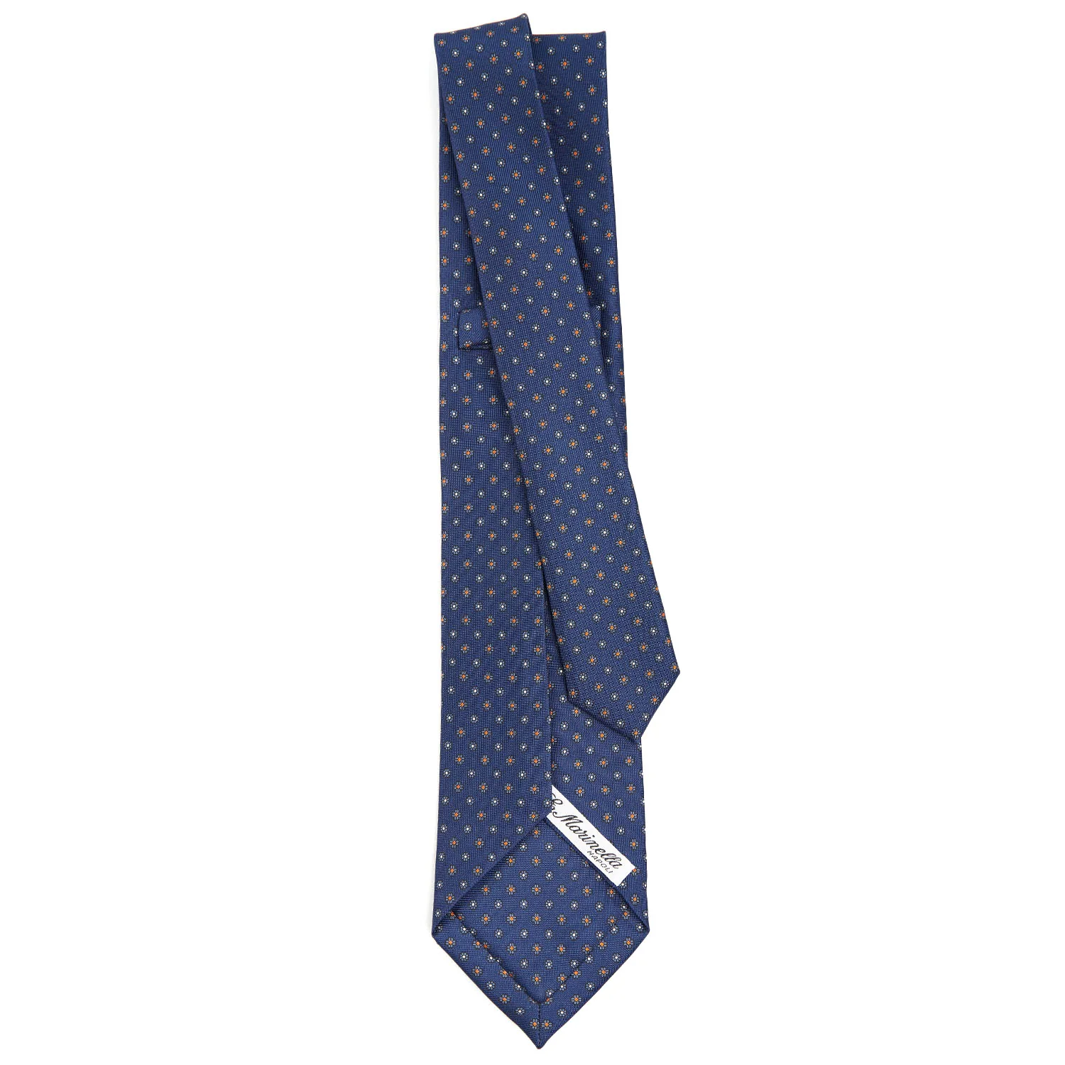 BLUE 7 FOLD SARTORIAL SILK TIE - Image 3