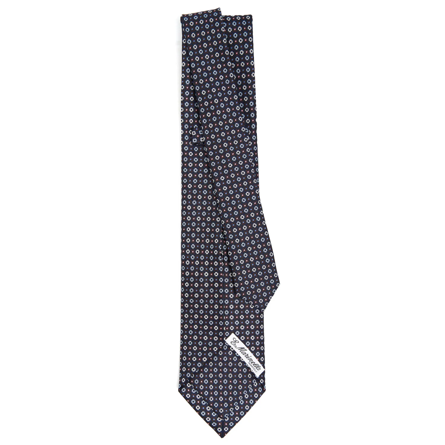 BLUE 7 FOLD SARTORIAL SILK TIE - Image 3