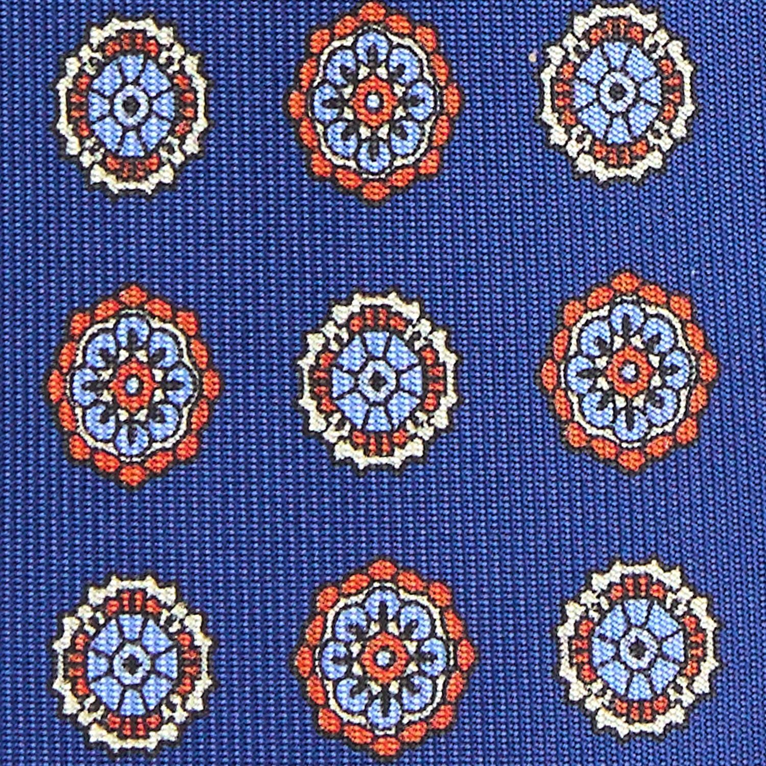 BLUE 7 FOLD SARTORIAL SILK TIE - Image 4