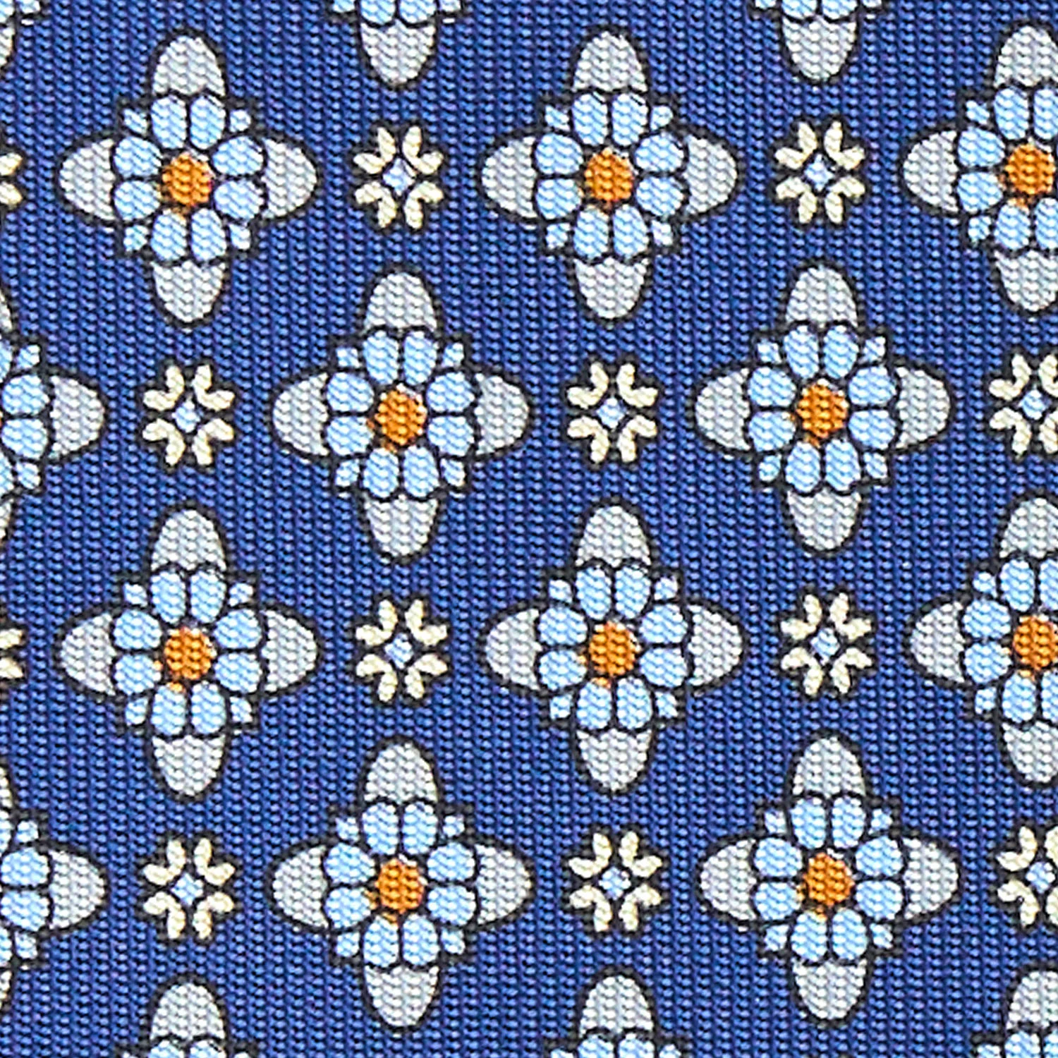 BLUE 9 FOLD SARTORIAL SILK TIE - Image 4