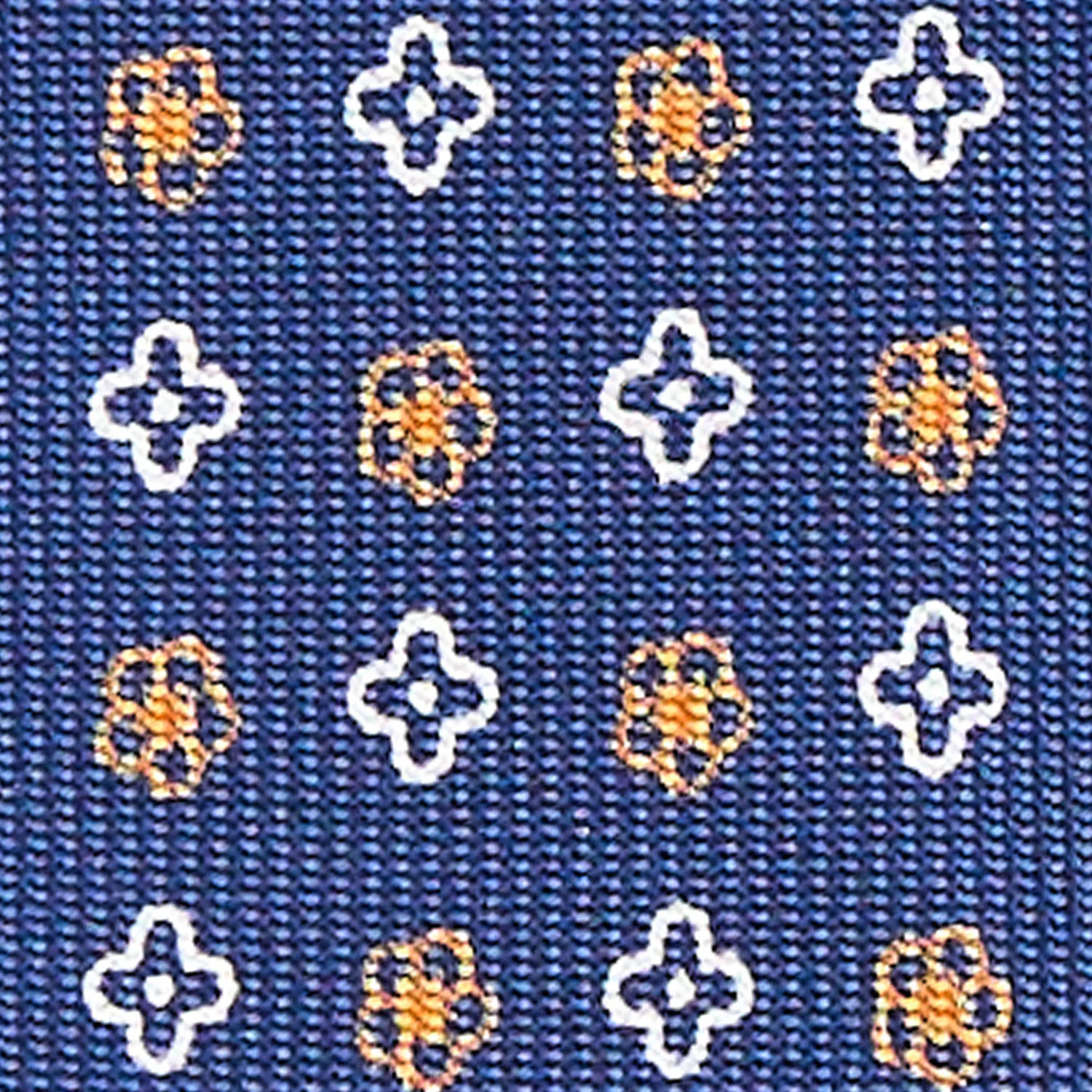 BLUE 9 FOLD SARTORIAL SILK TIE - Image 4