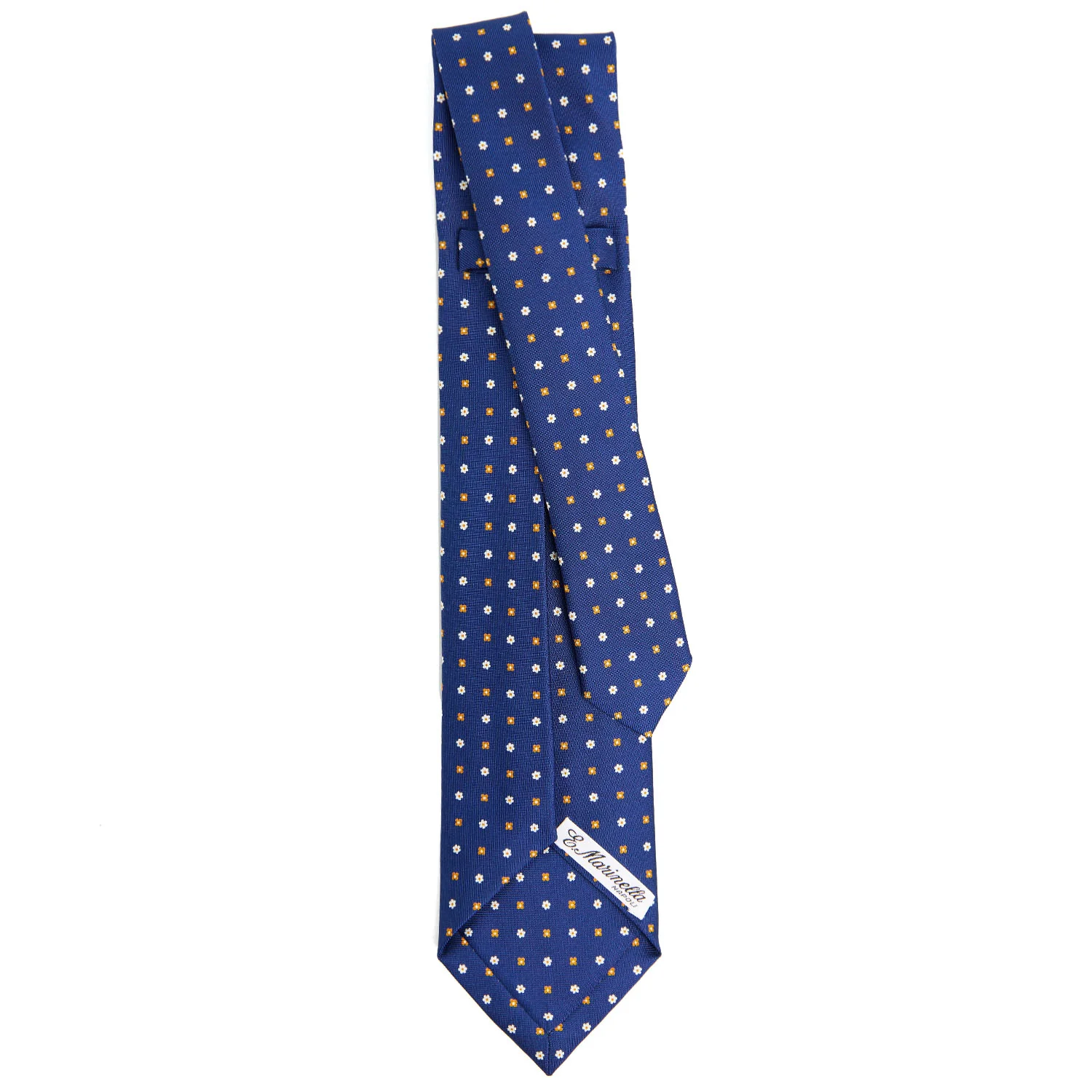 BLUE 9 FOLD SARTORIAL SILK TIE - Image 3