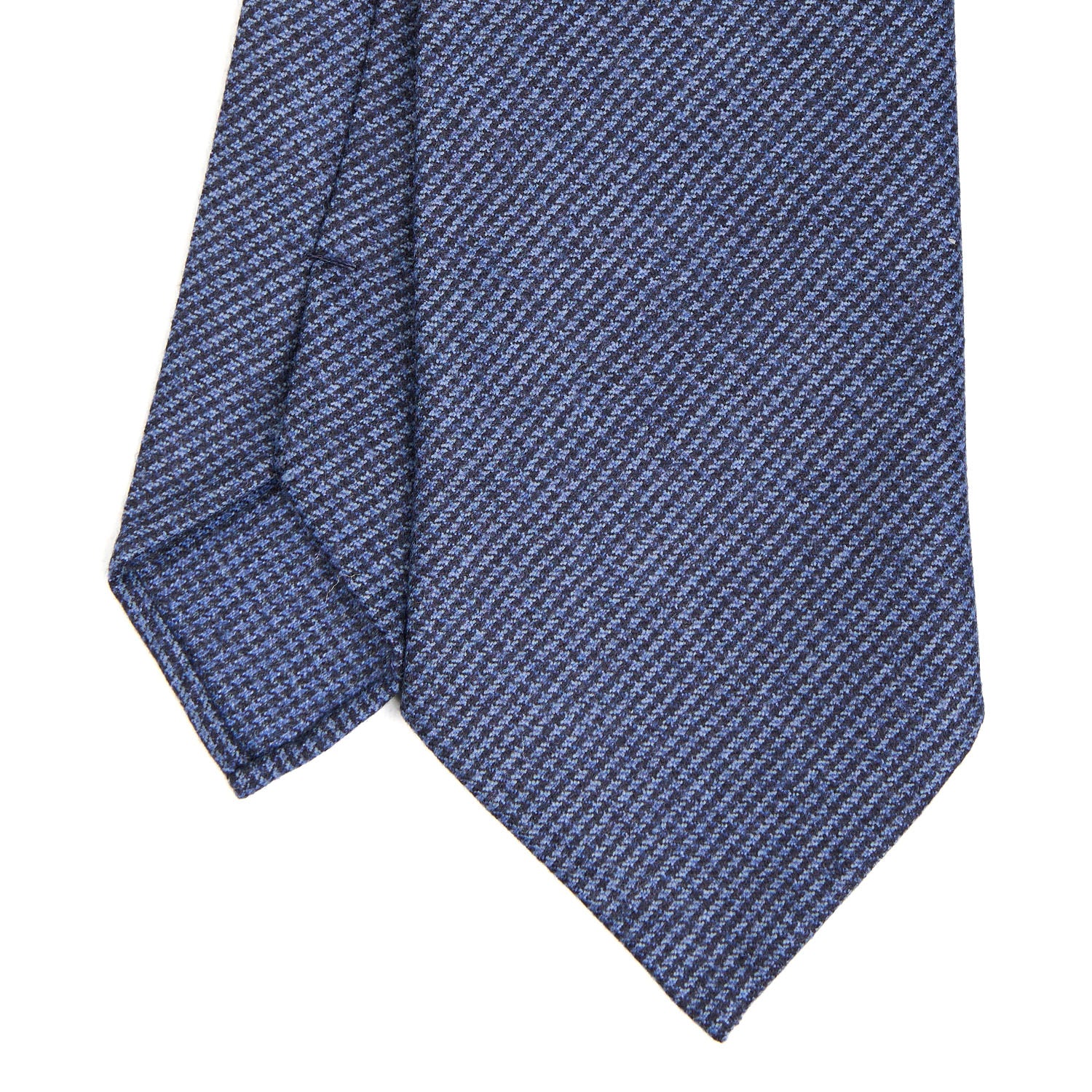BLUE CLASSIC UNLINED WOOL TIE