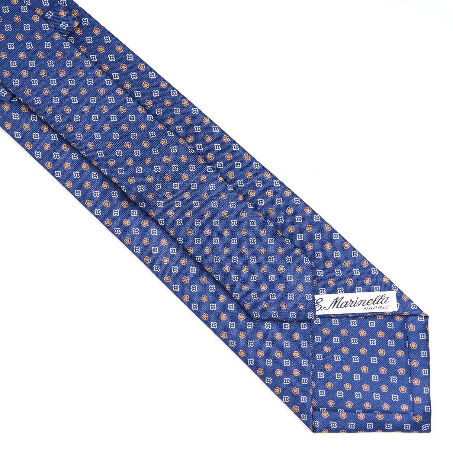 BLUE EXTRA LONG SARTORIAL SILK TIE - Image 4