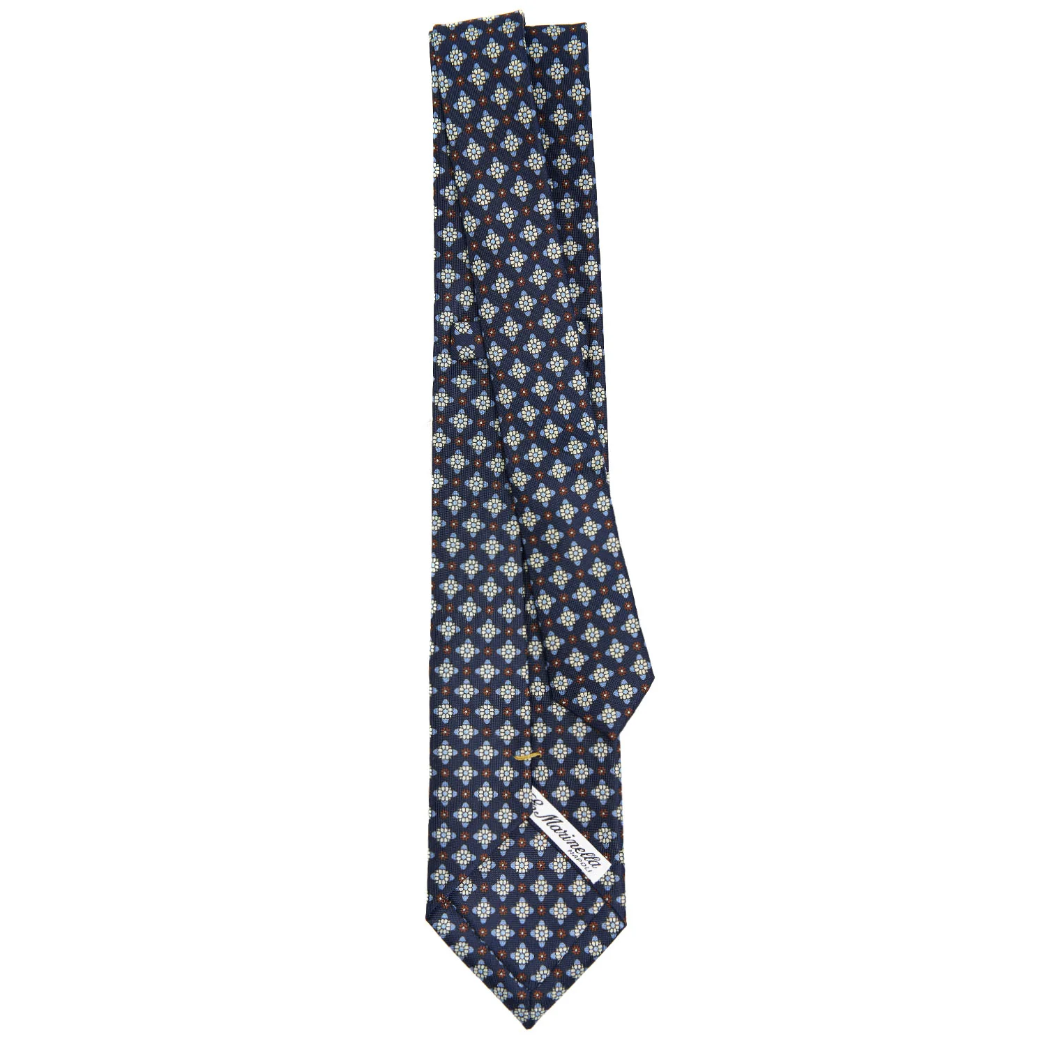 BLUE EXTRA LONG SARTORIAL SILK TIE - Image 3