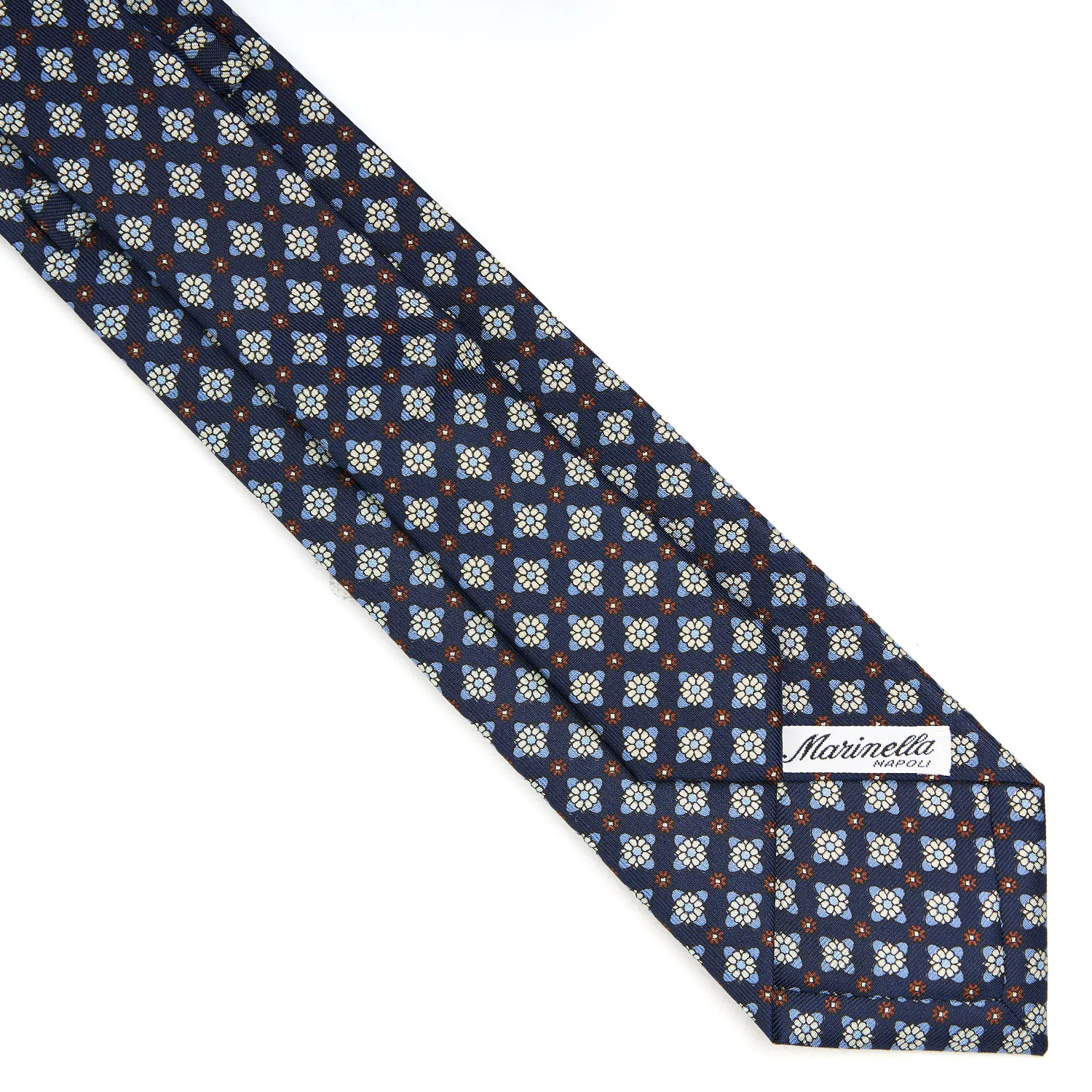 BLUE EXTRA LONG SARTORIAL SILK TIE - Image 4